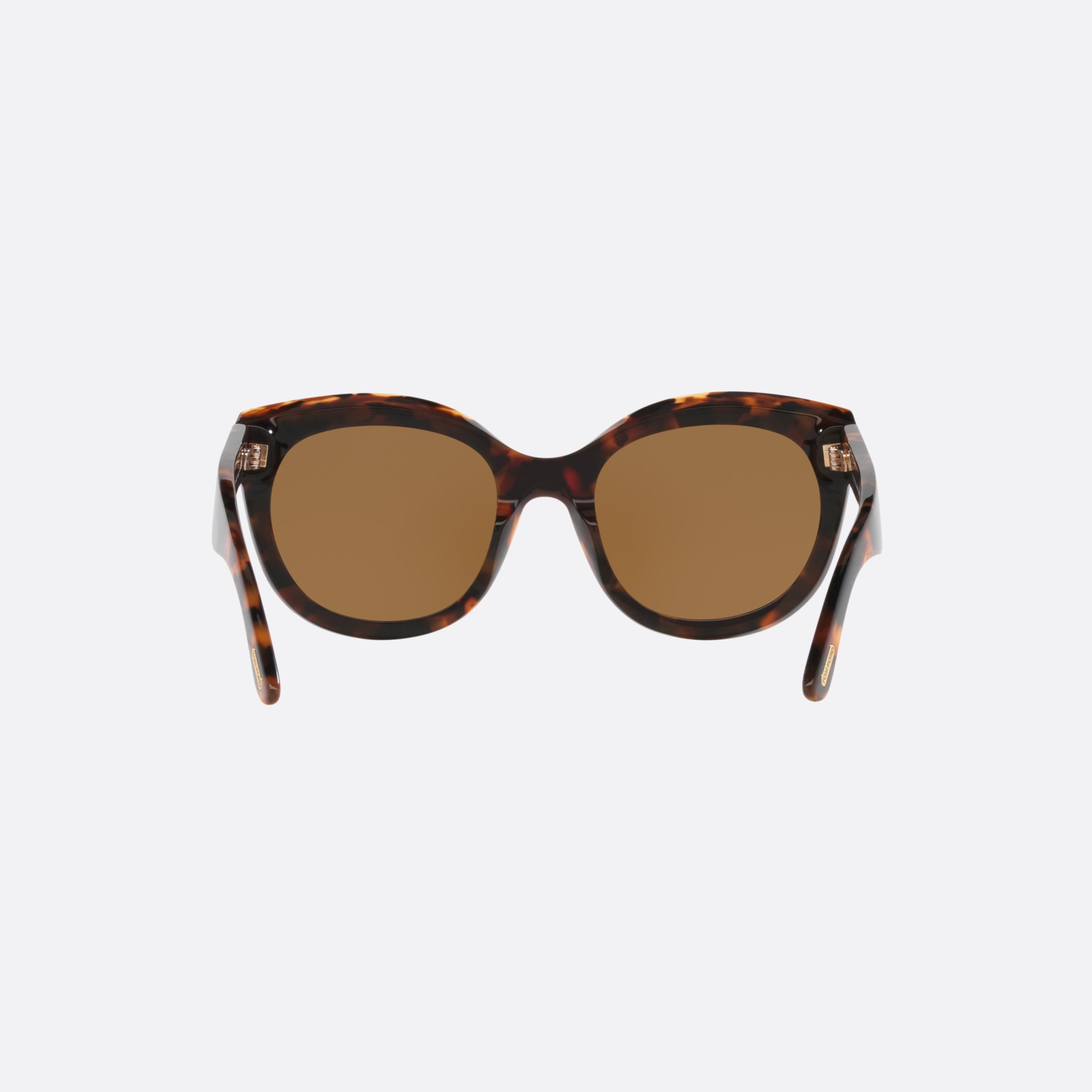 Tom 54mm Ford Tamara 52e Havana Cat Eye Women Sunglasses - Side View