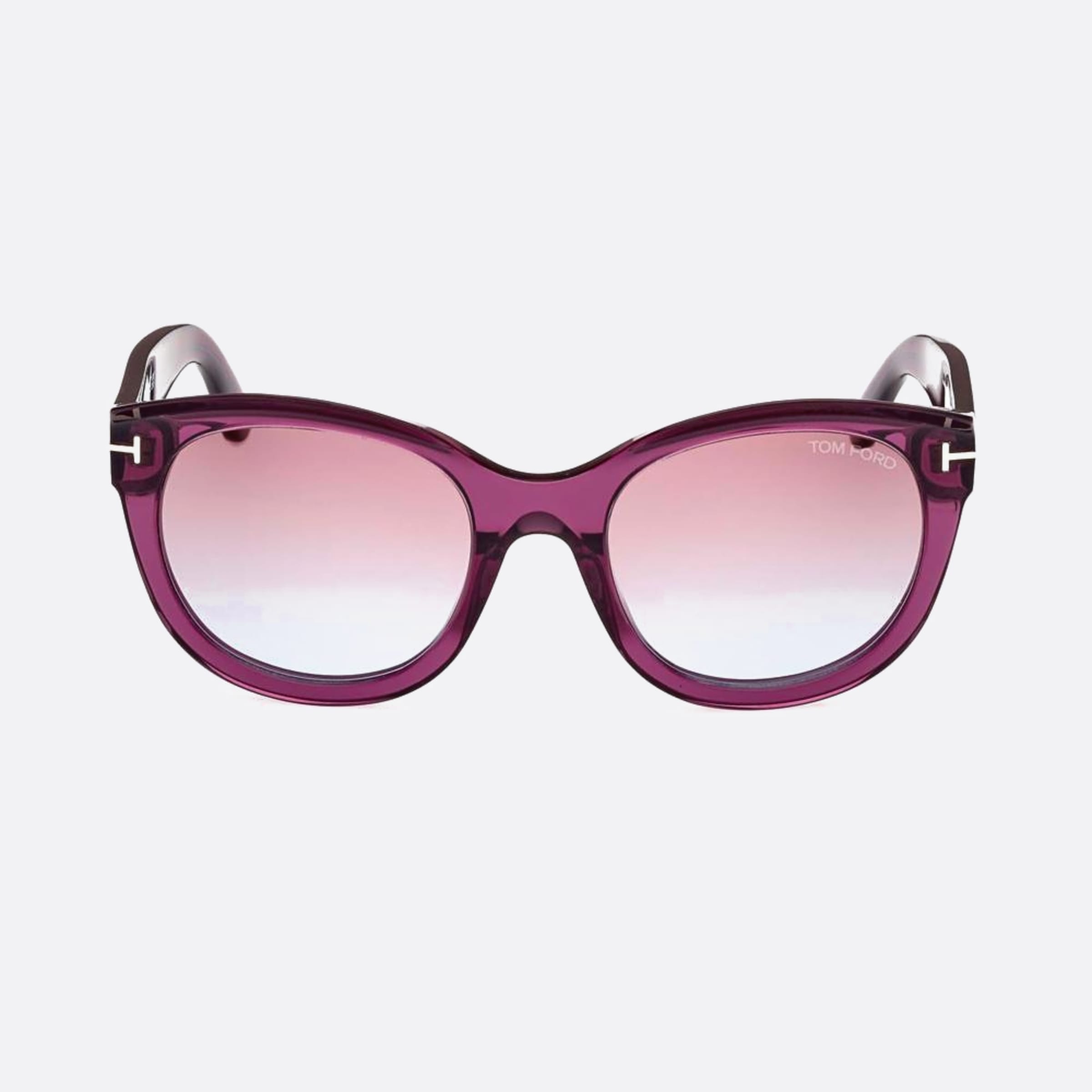 Tom 54mm Ford Tamara 80z Violet Cat Eye Women Sunglasses - Main View