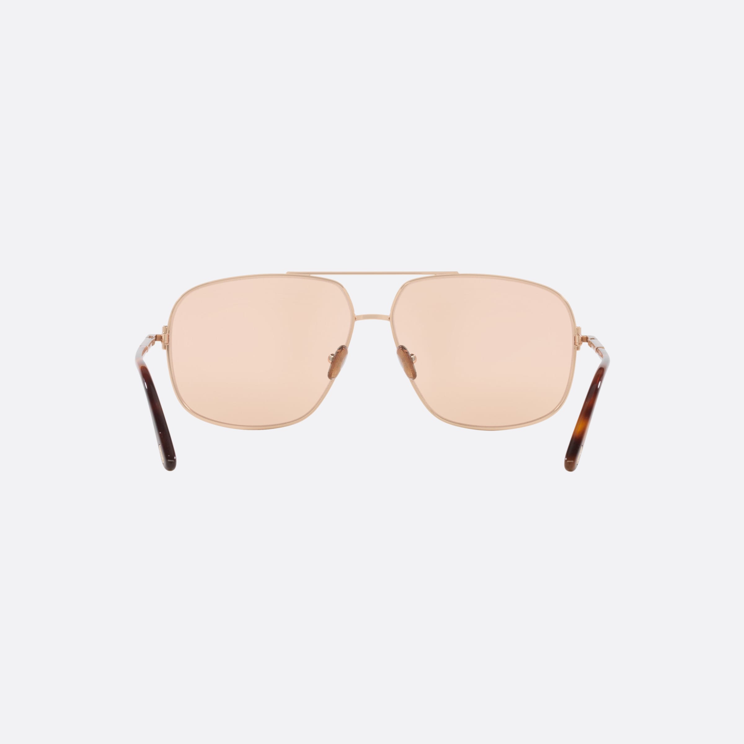 Tom 62mm Ford Tex Gold Pilot Men Sunglasses - Side View