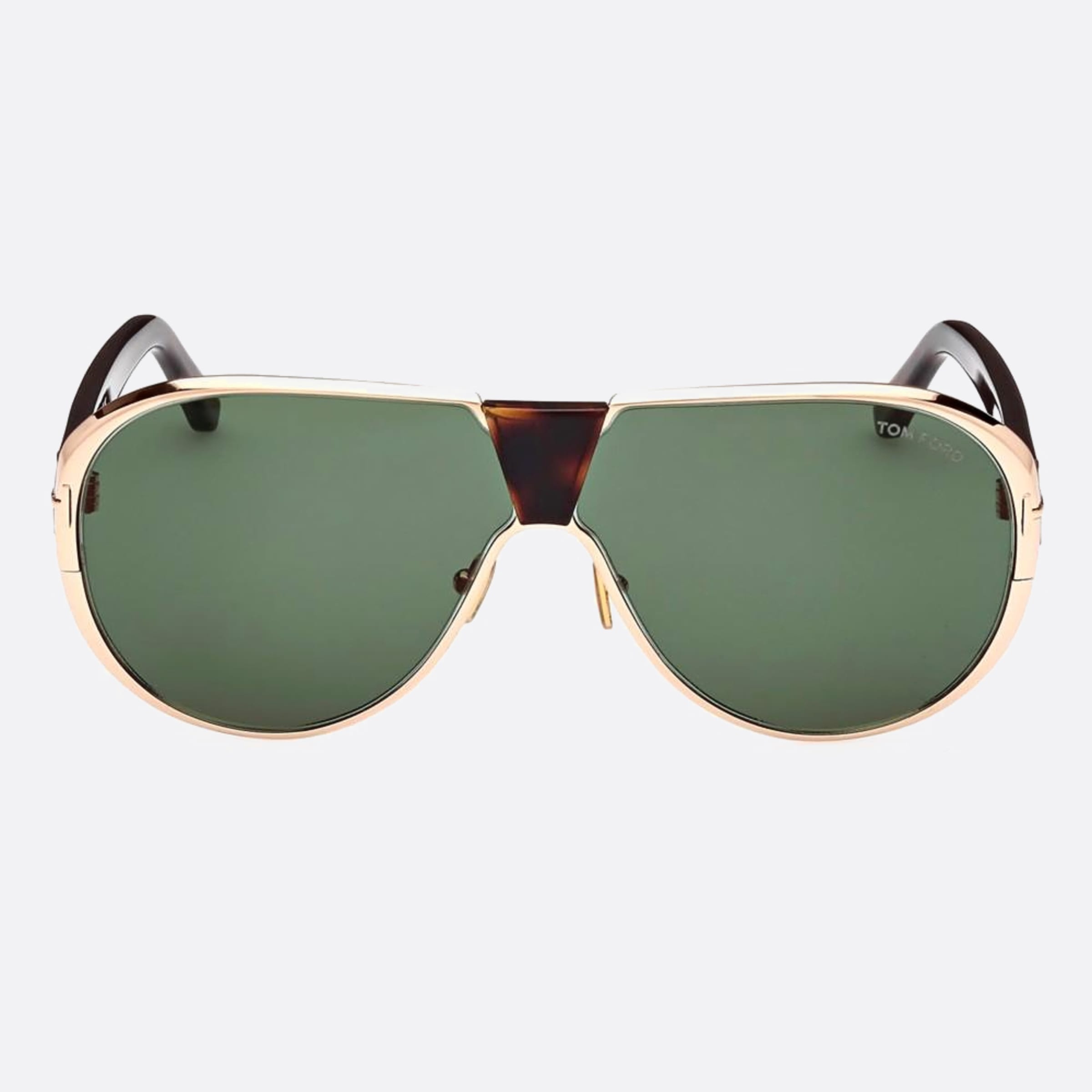 Tom 64mm Ford Vincenzo 28n Gold Pilot Men Sunglasses - Main View