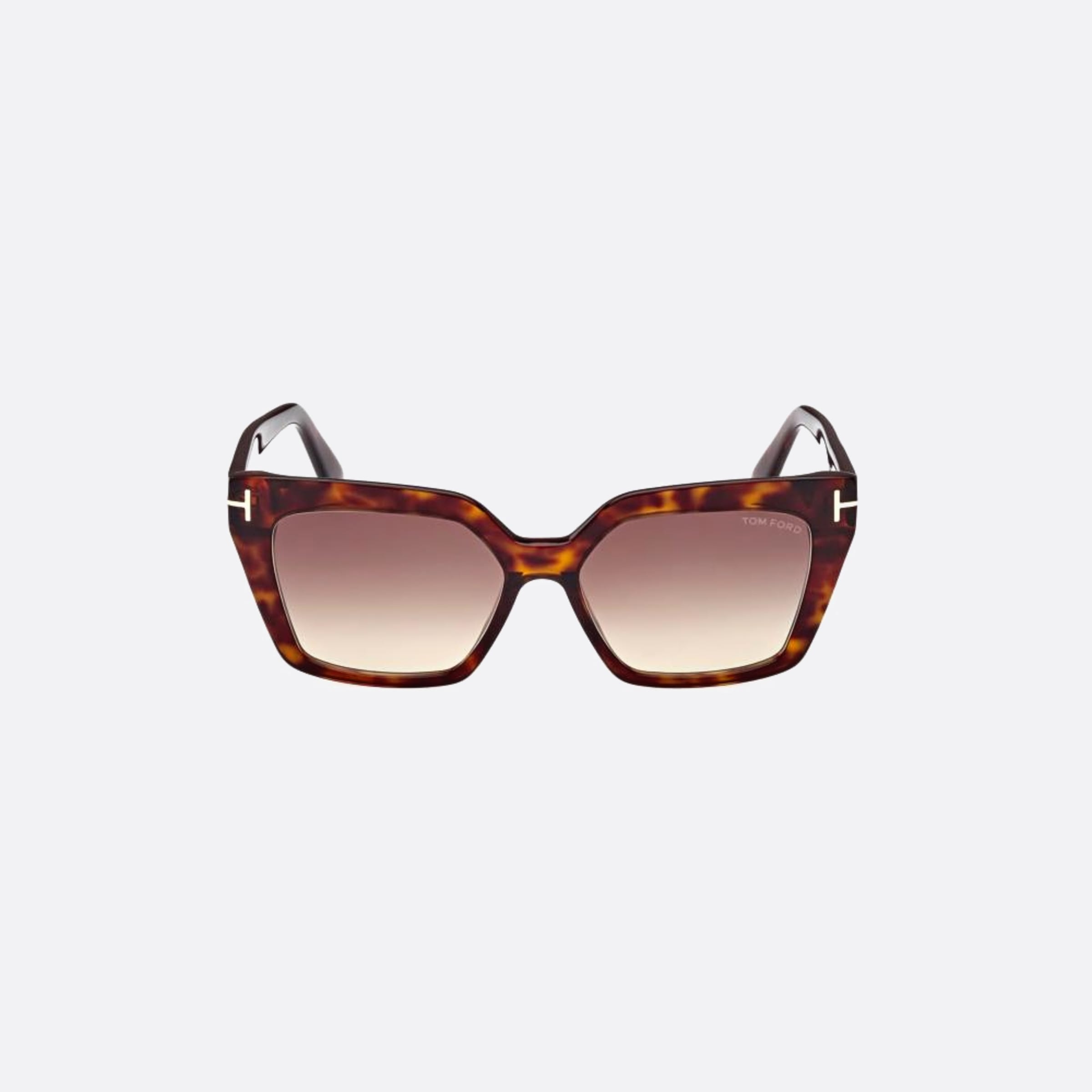 Tom 53mm Ford Winona 52f Havana Squared Women Sunglasses - Main View