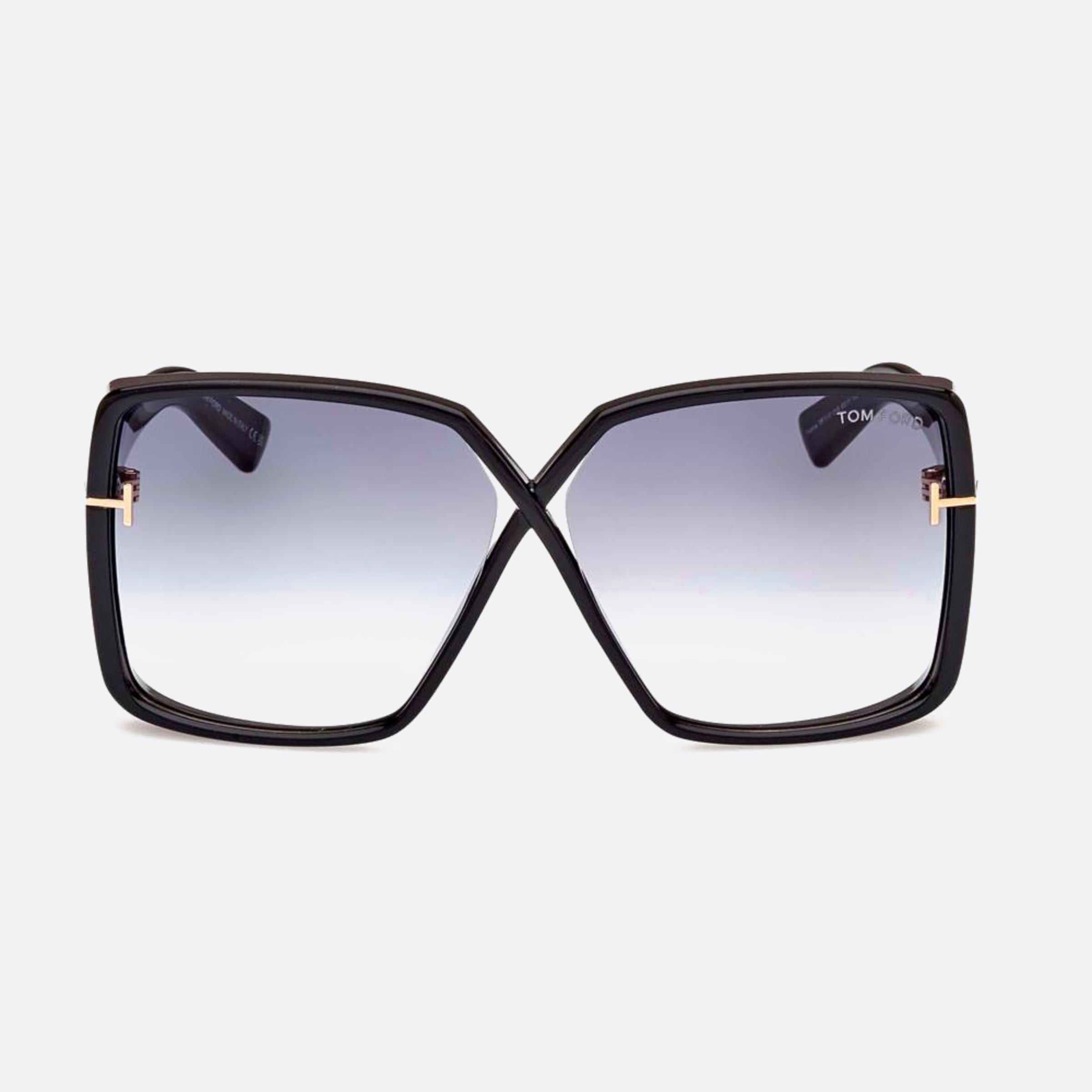 Tom 63mm Ford Yvonne 01b Black Butterfly Women Sunglasses - Main View