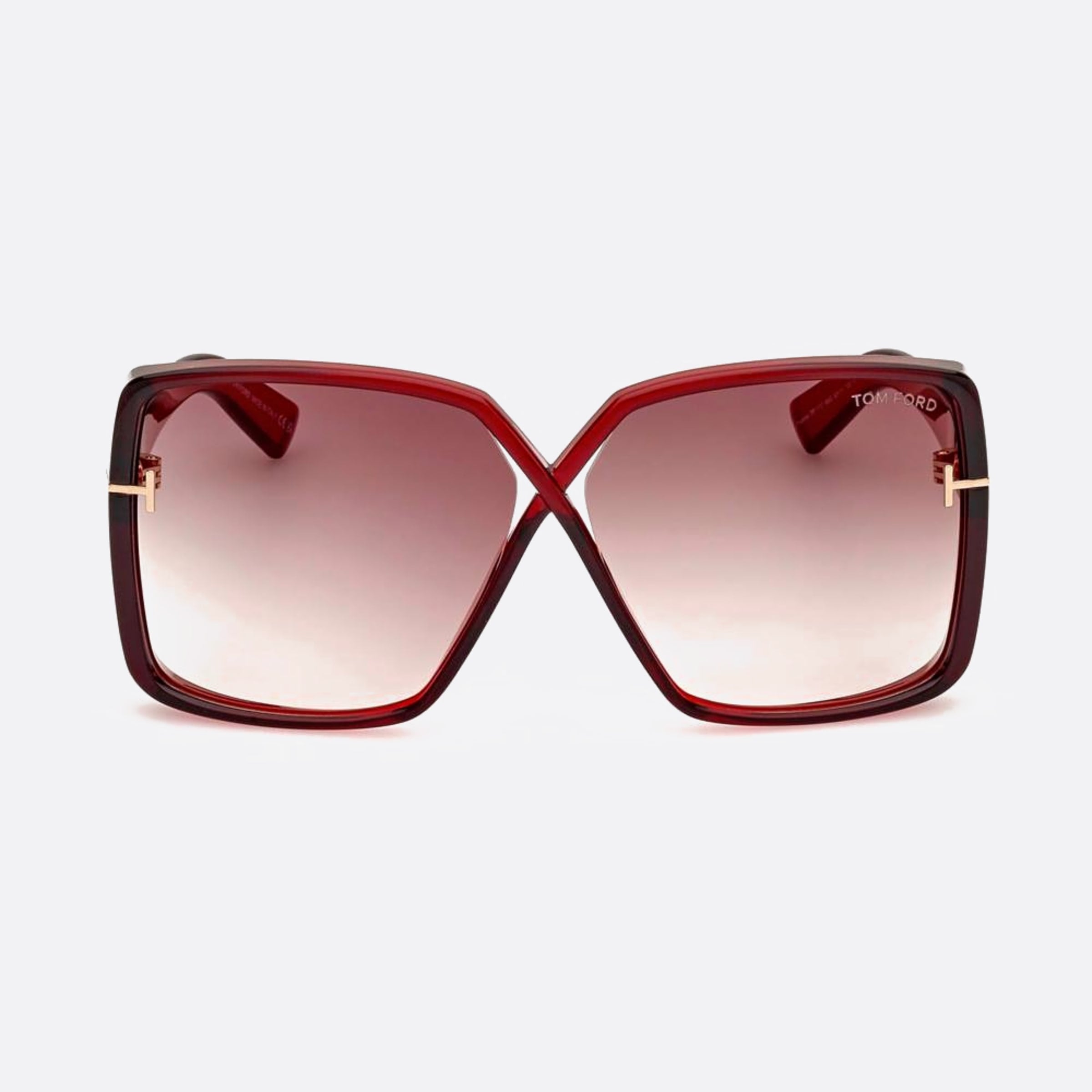 Tom 63mm Ford Yvonne 66g Red Butterfly Women Sunglasses - Main View