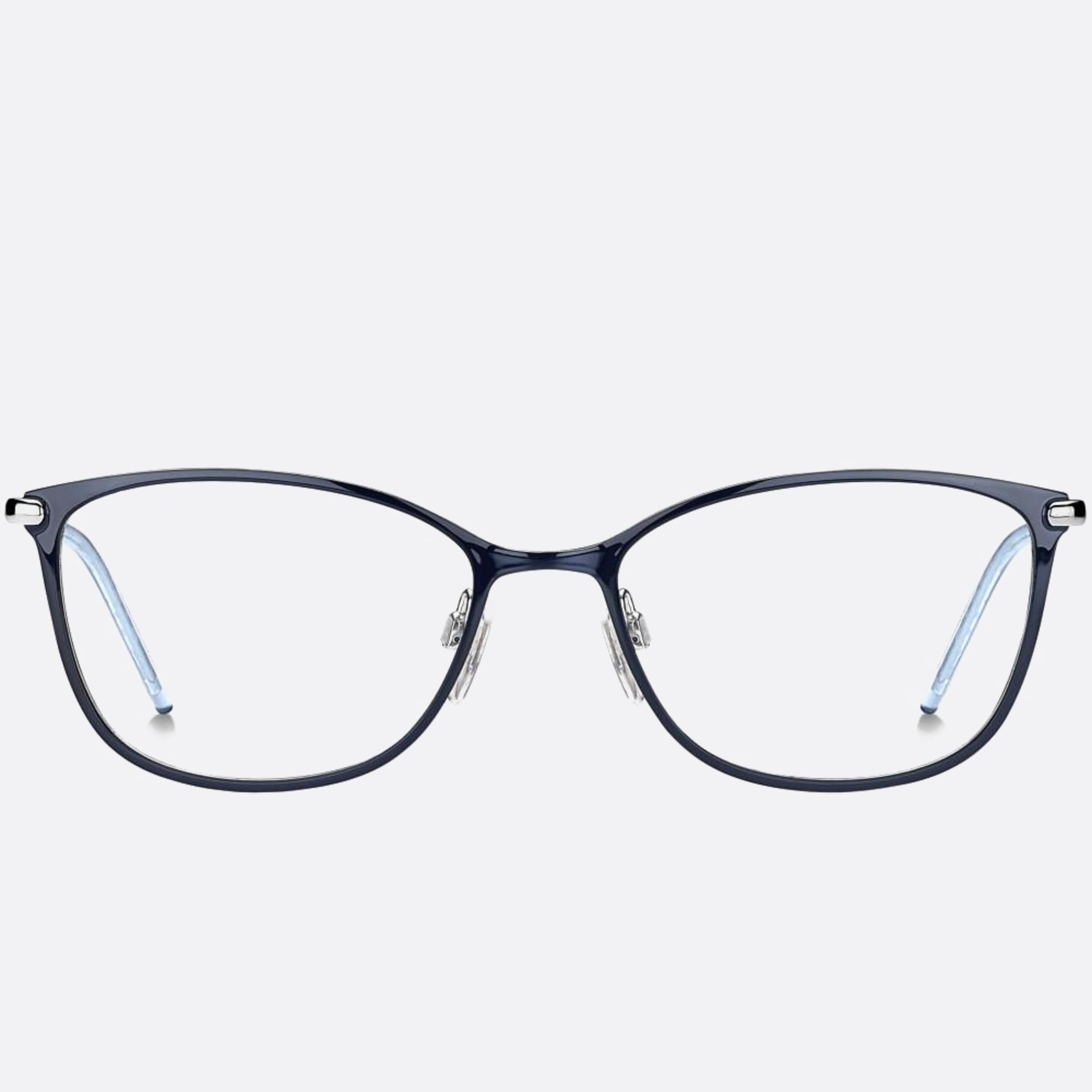 Tommy 53mm Hilfiger Ecj Blue Geometric Women Eyeglasses - Main View