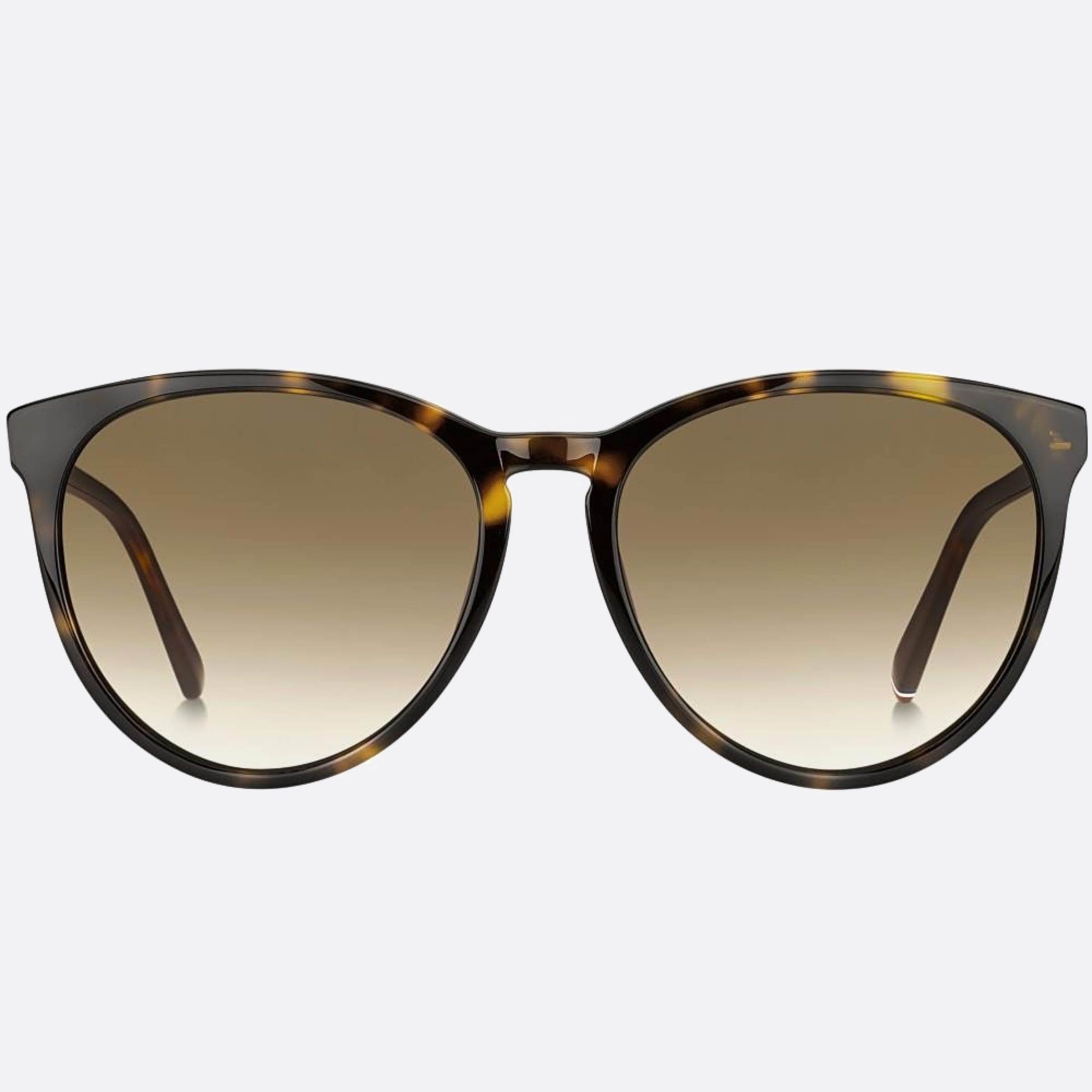Tommy 56mm Hilfiger Havana Round Women Sunglasses - Main View