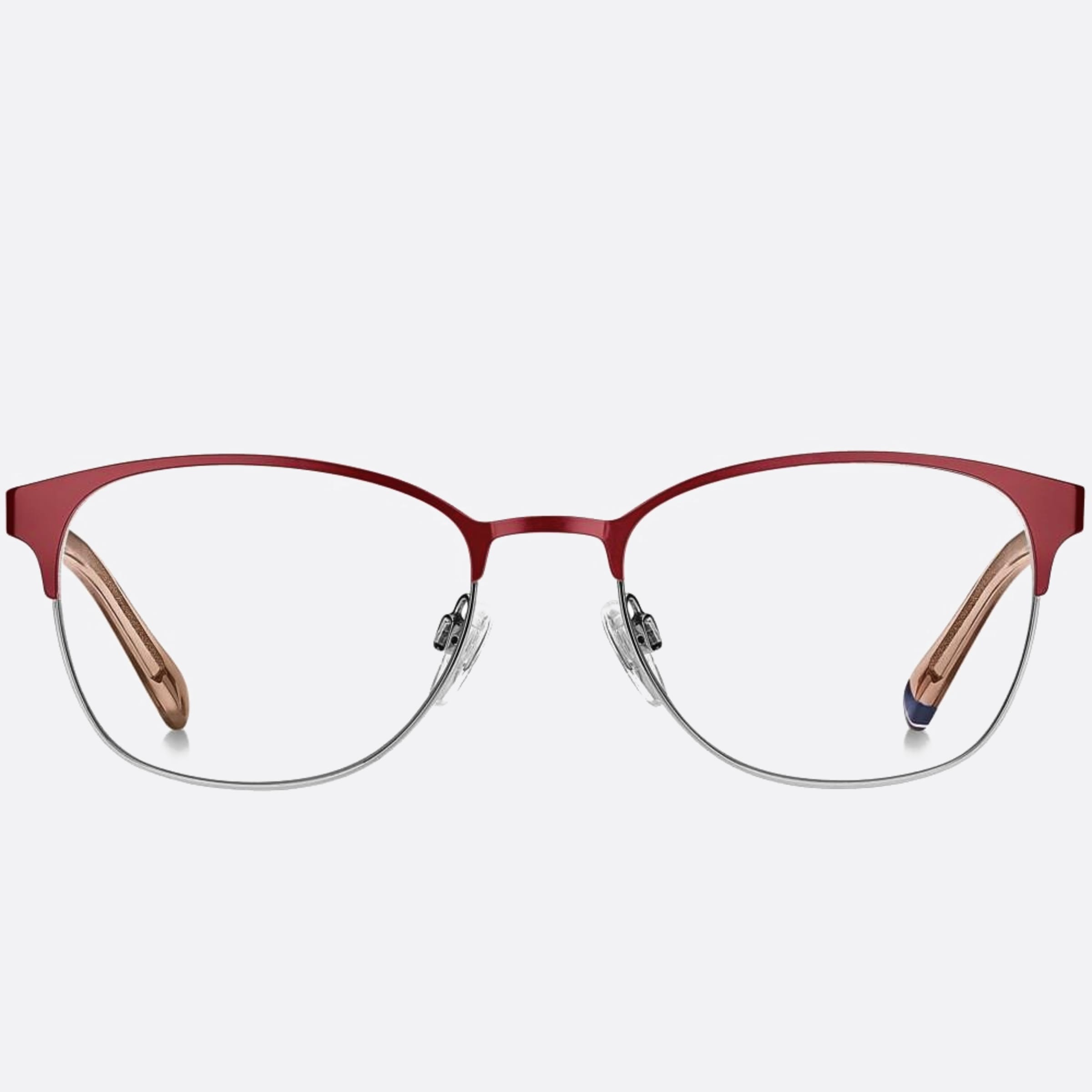 Tommy 53mm Hilfiger 0z3 Red Geometric Women Eyeglasses - Main View