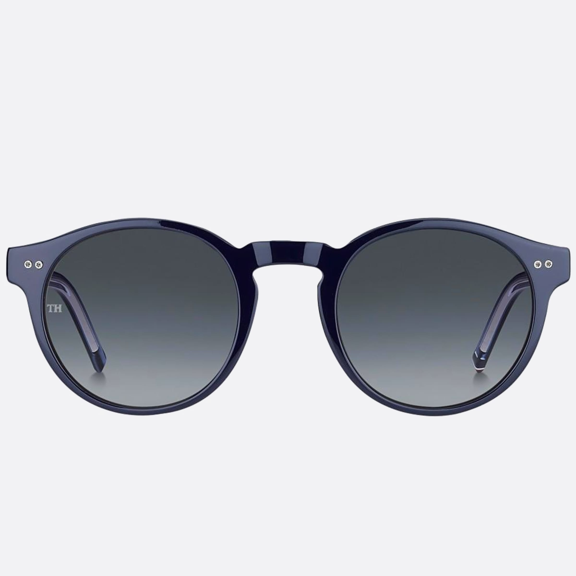 Tommy 50mm Hilfiger Pjp Blue Round Men Sunglasses - Main View