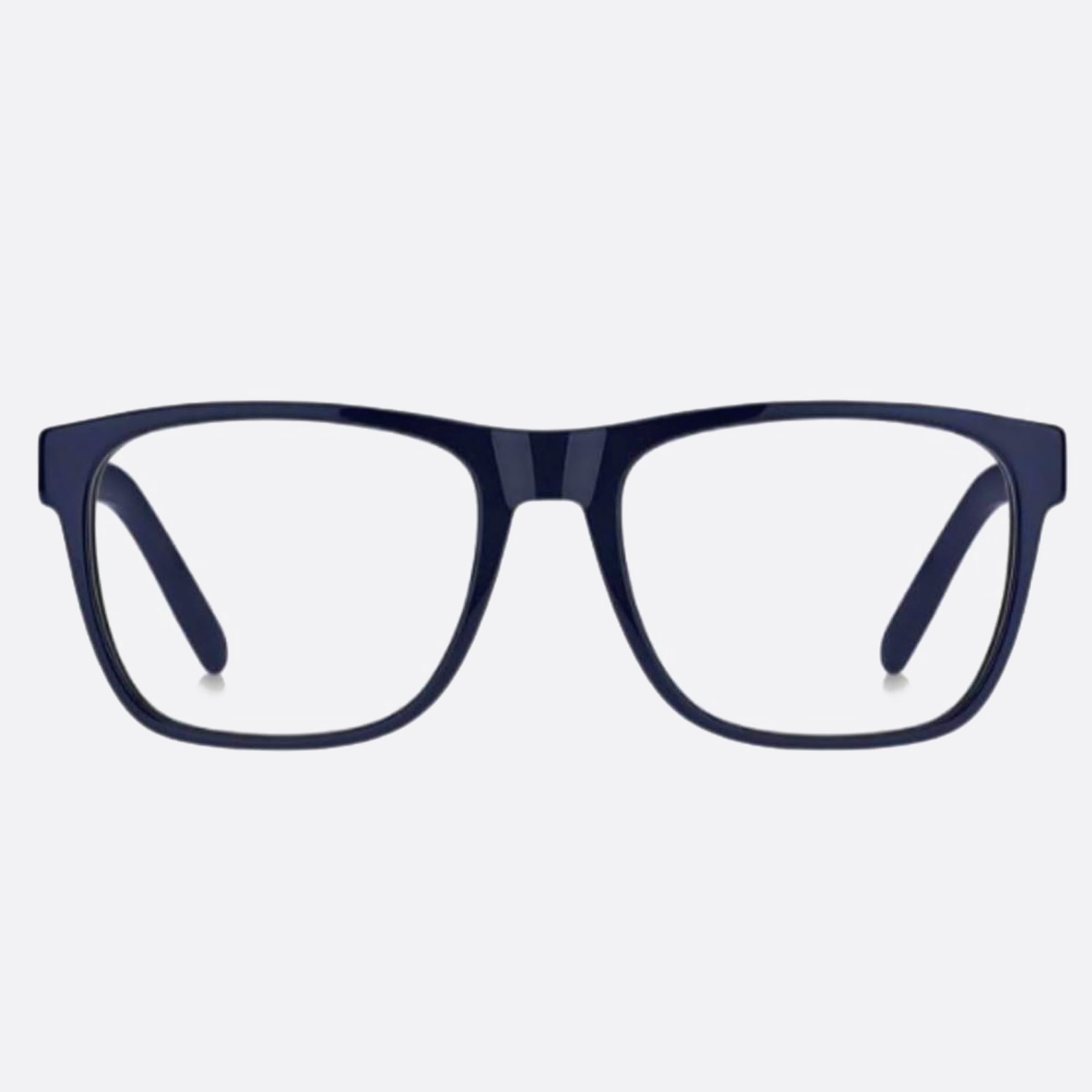 Tommy 55mm Hilfiger Pjp Blue Rectangle Men Eyeglasses - Main View