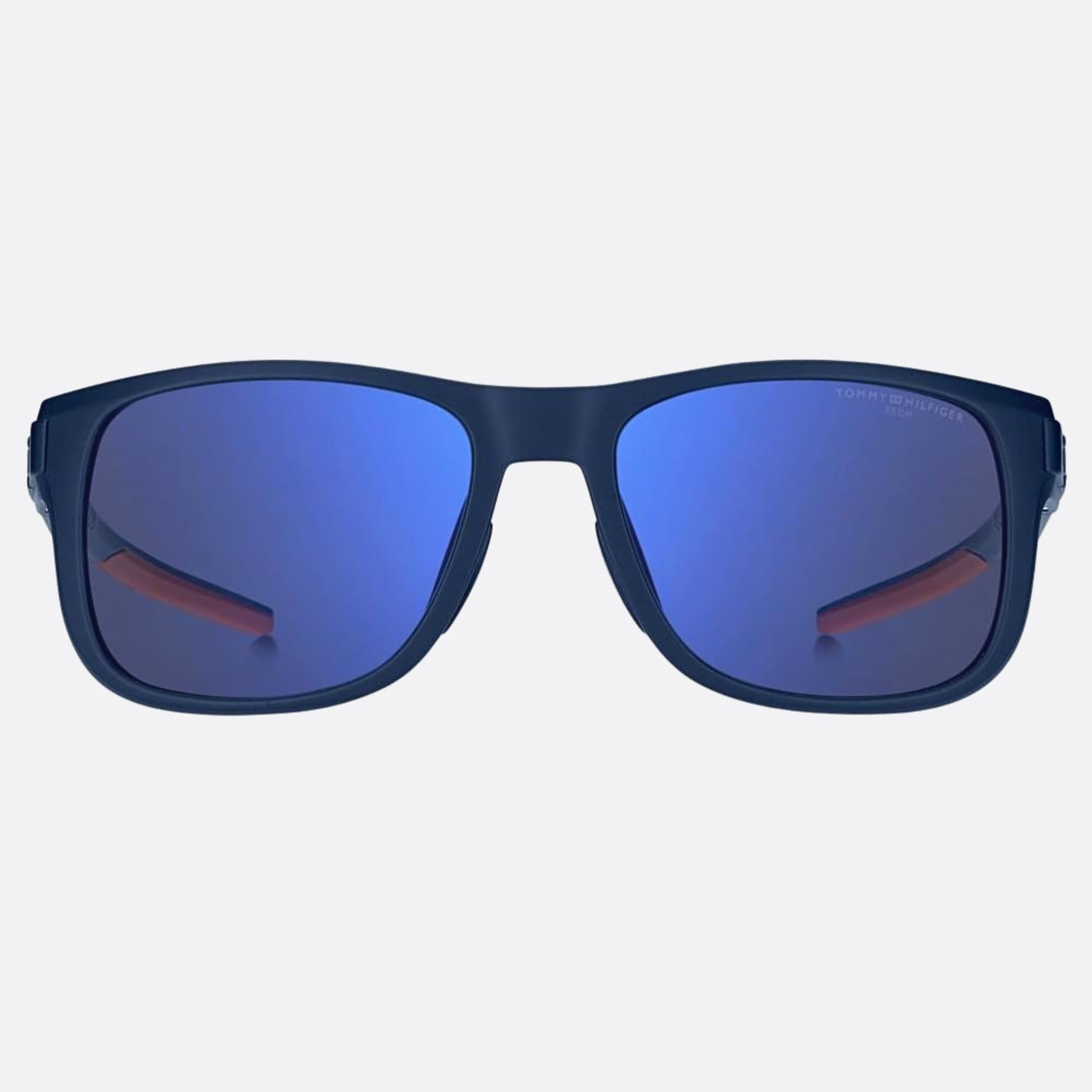 Tommy 55mm Hilfiger Fll Blue Geometric Men Sunglasses - Main View