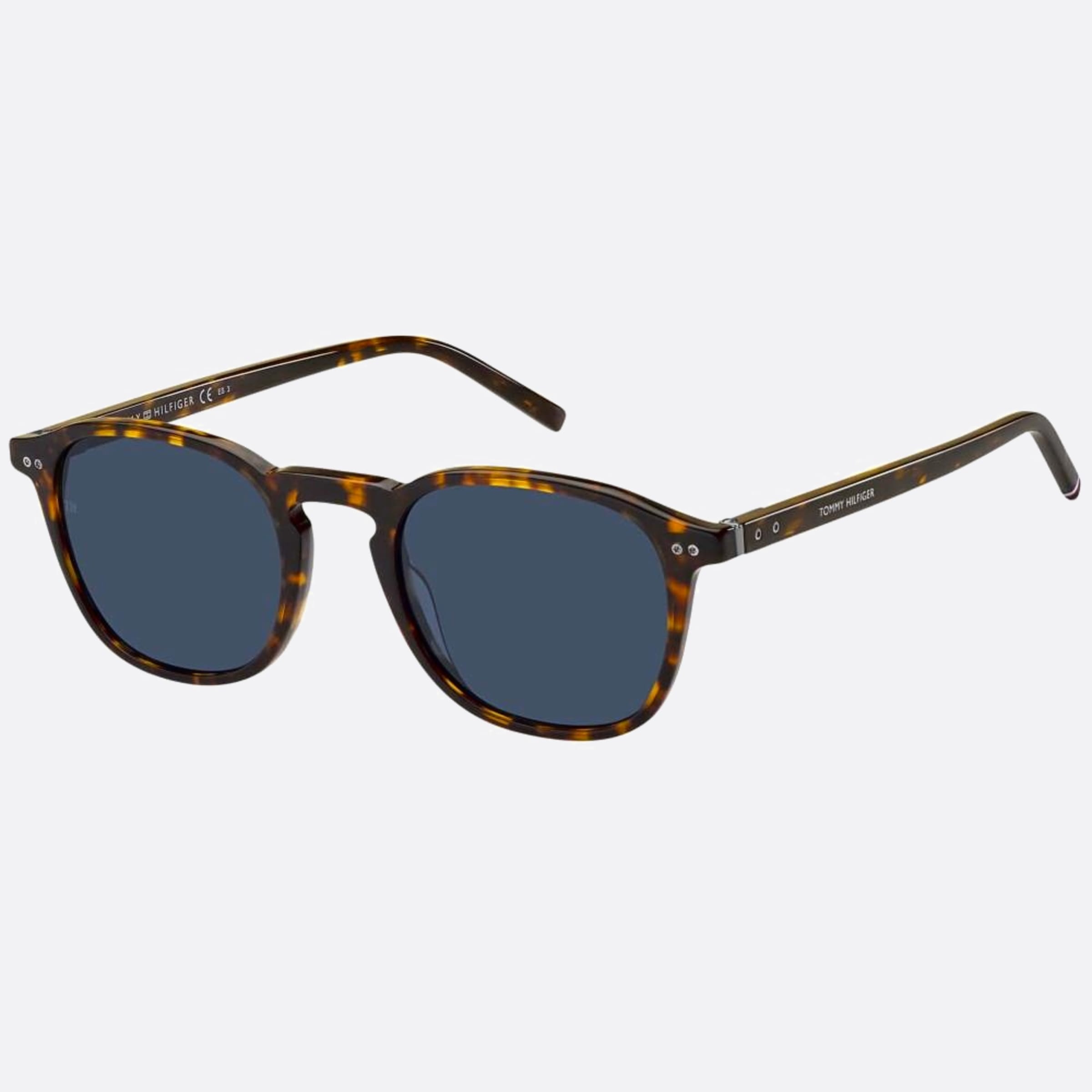 Tommy 51mm Hilfiger Havana Visor Men Sunglasses - Side View