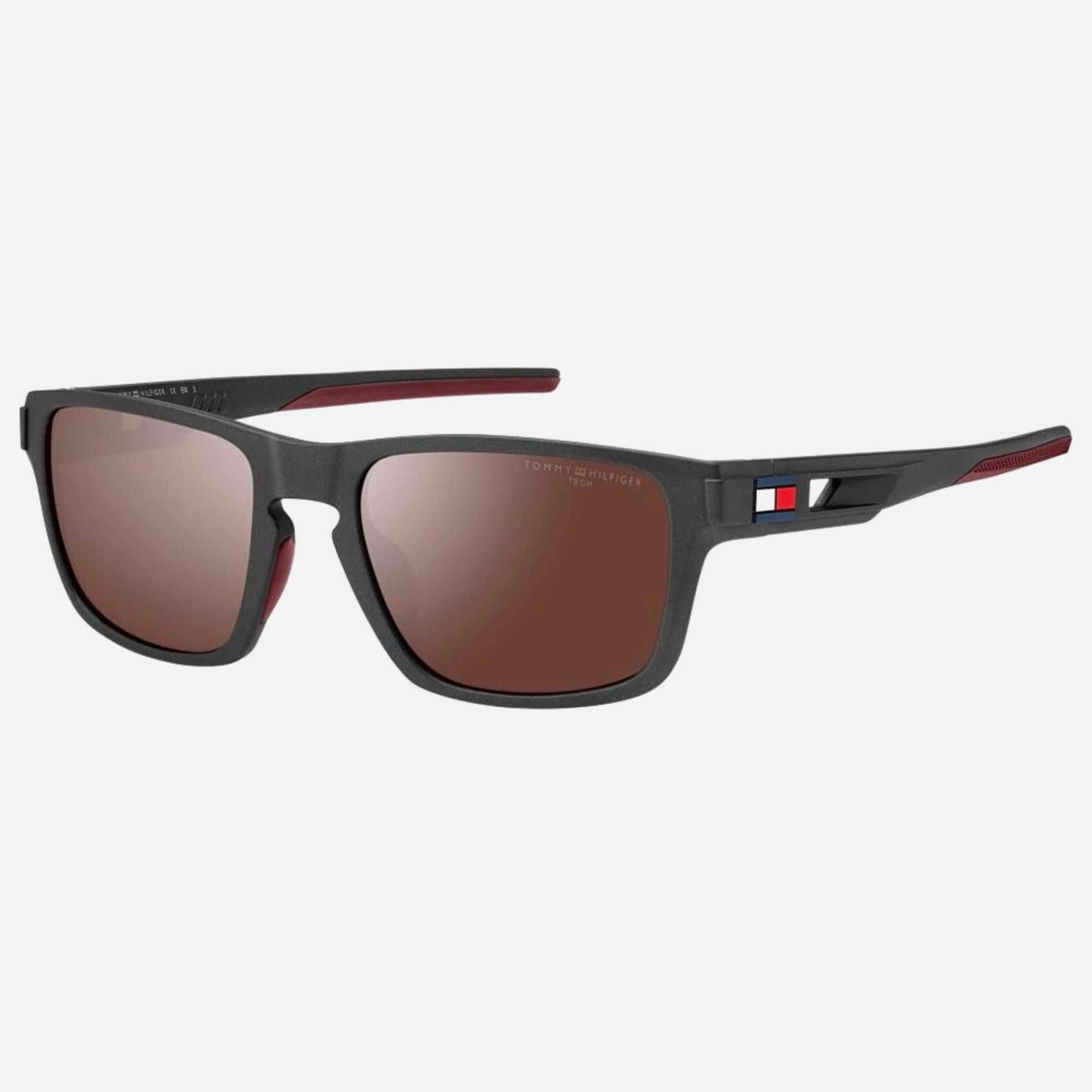 Tommy 55mm Hilfiger 4wc Grey Sports Men Sunglasses - Side View