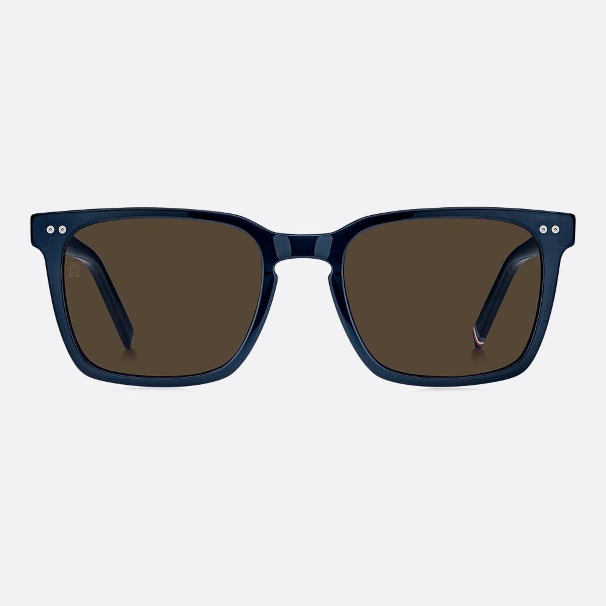 Tommy 53mm Hilfiger Pjp Black Squared Men Sunglasses - Main View