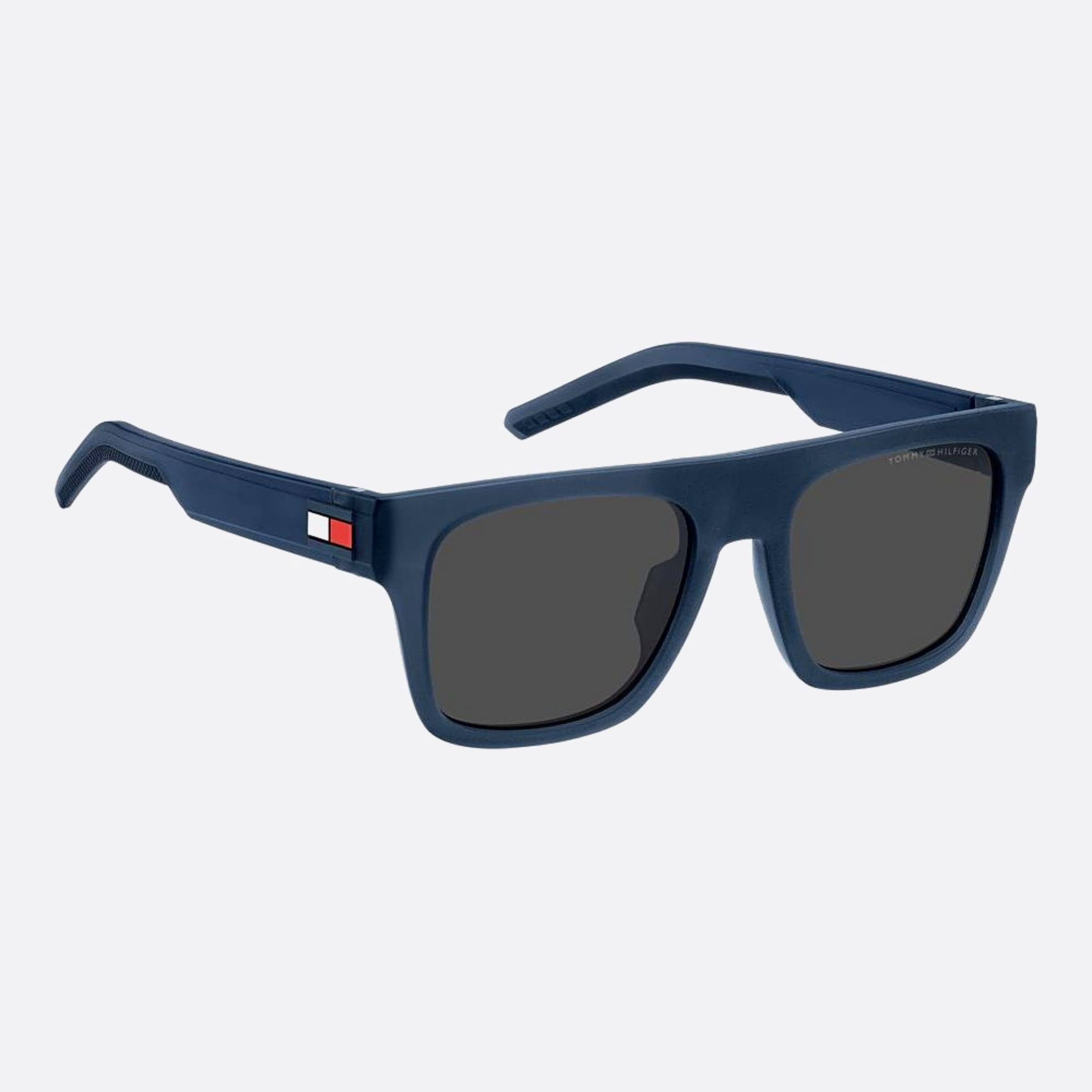 Tommy 52mm Hilfiger Fll Blue Squared Men Sunglasses - Detail View