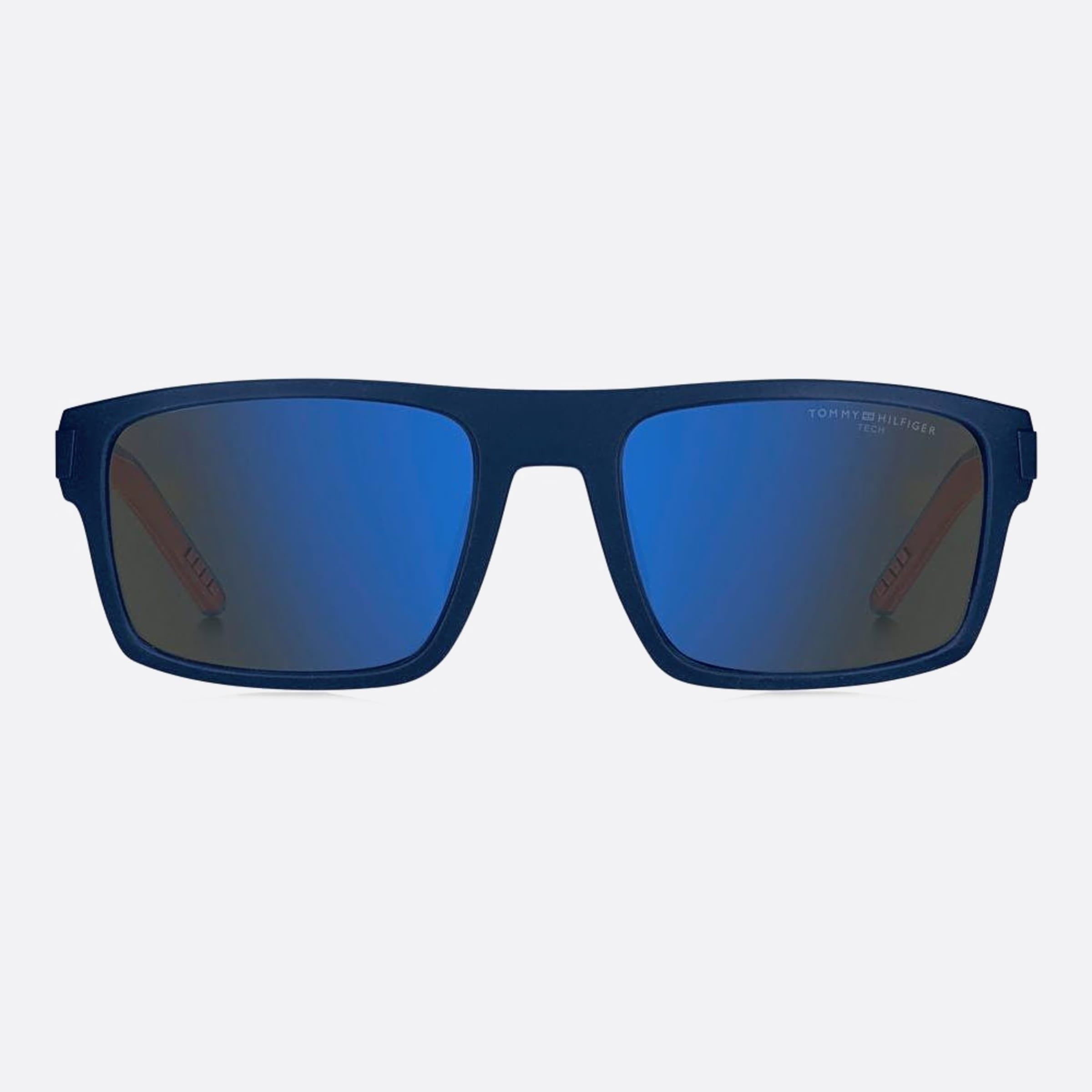 Tommy 55mm Hilfiger Fll Blue Squared Men Sunglasses - Main View