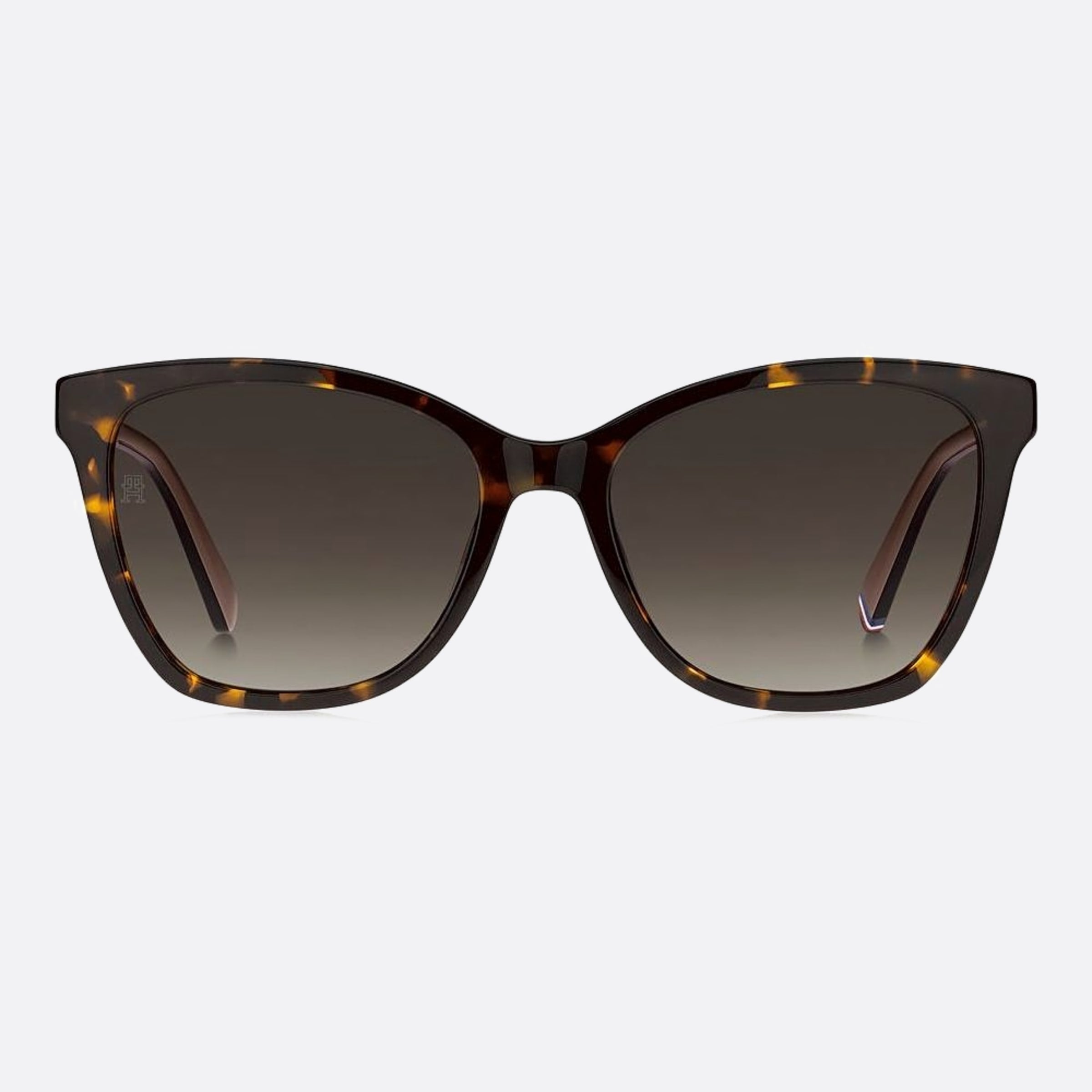 Tommy 54mm Hilfiger Havana Cat Eye Women Sunglasses - Main View