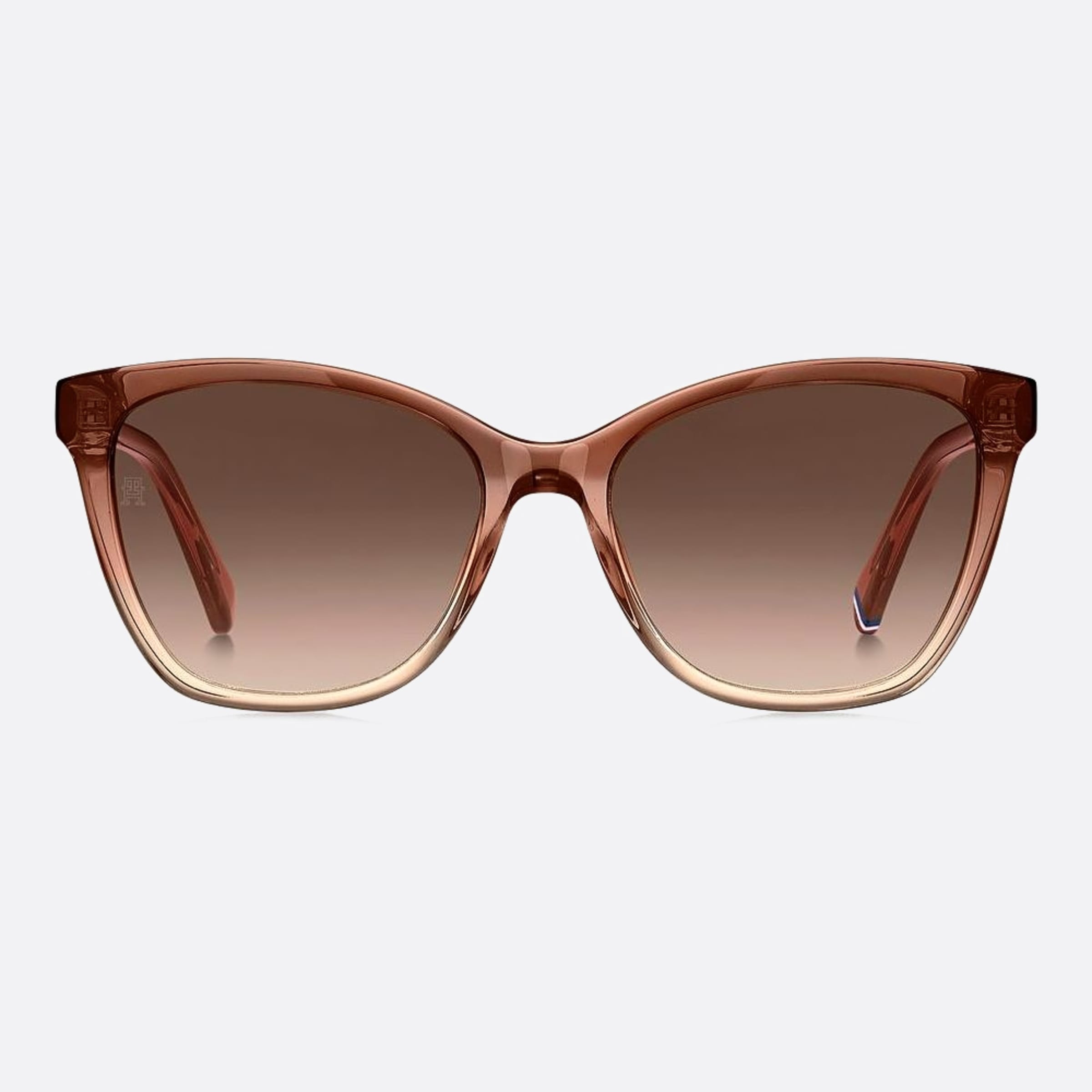 Tommy 54mm Hilfiger Fwm Brown Cat Eye Women Sunglasses - Main View