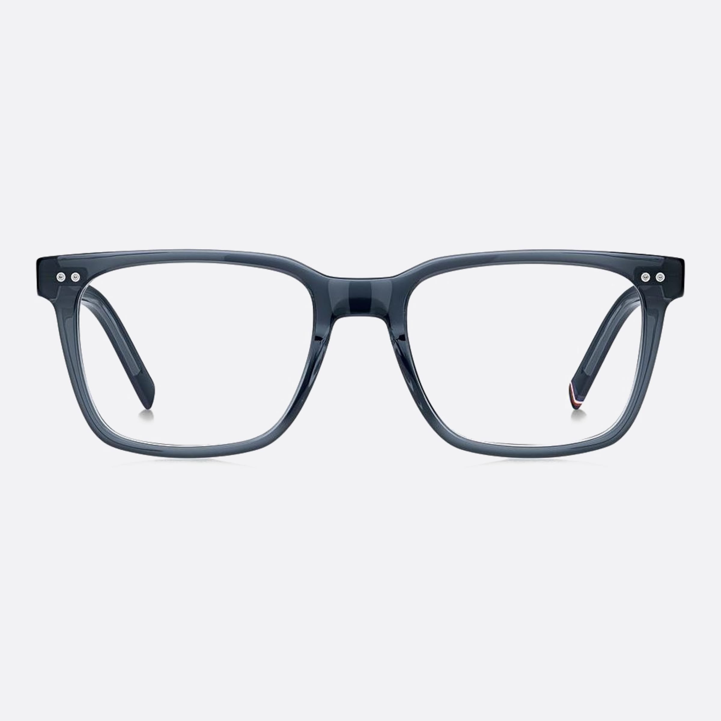 Tommy 53mm Hilfiger Pjp Blue Squared Men Eyeglasses - Main View
