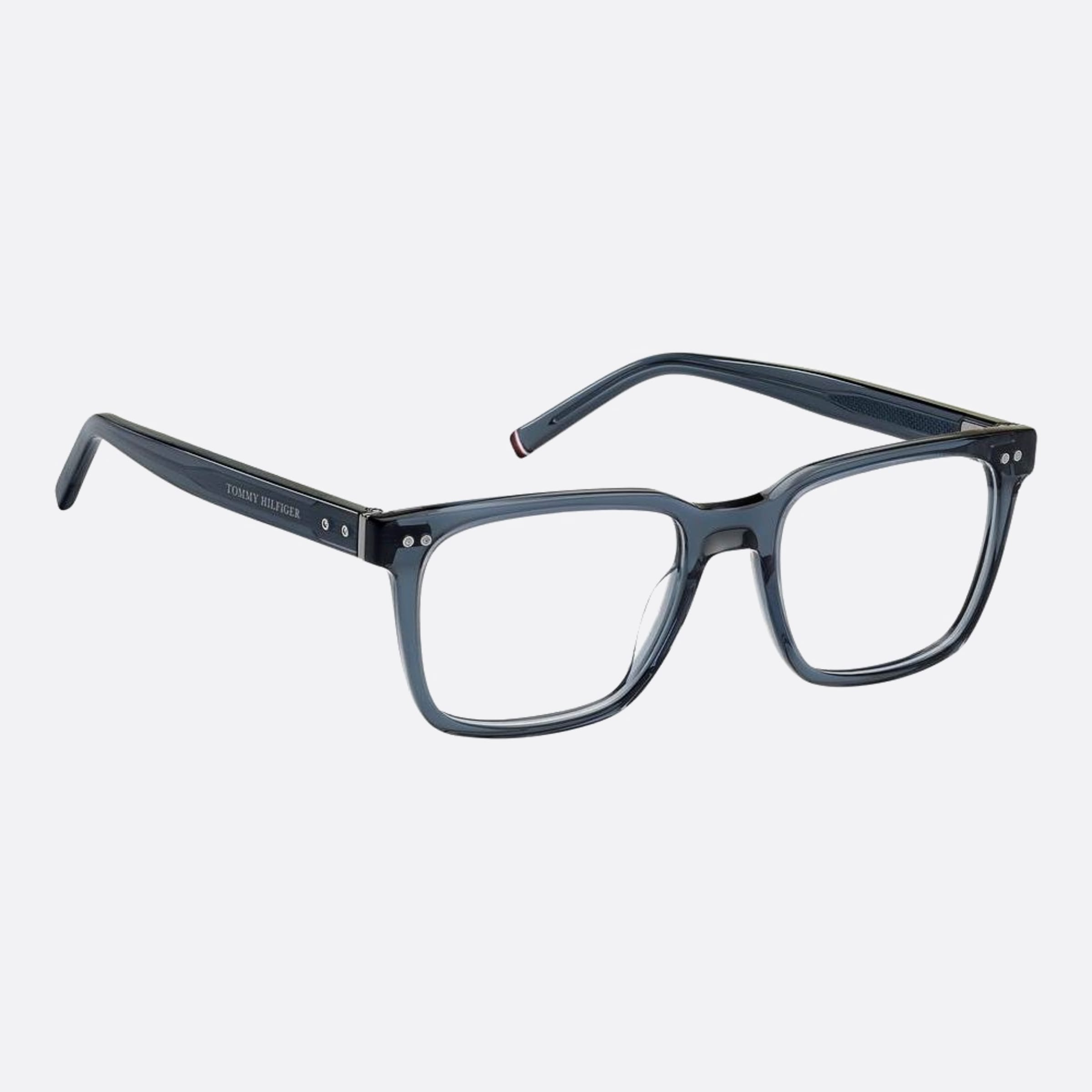 Tommy 53mm Hilfiger Pjp Blue Squared Men Eyeglasses - Lifestyle Shot
