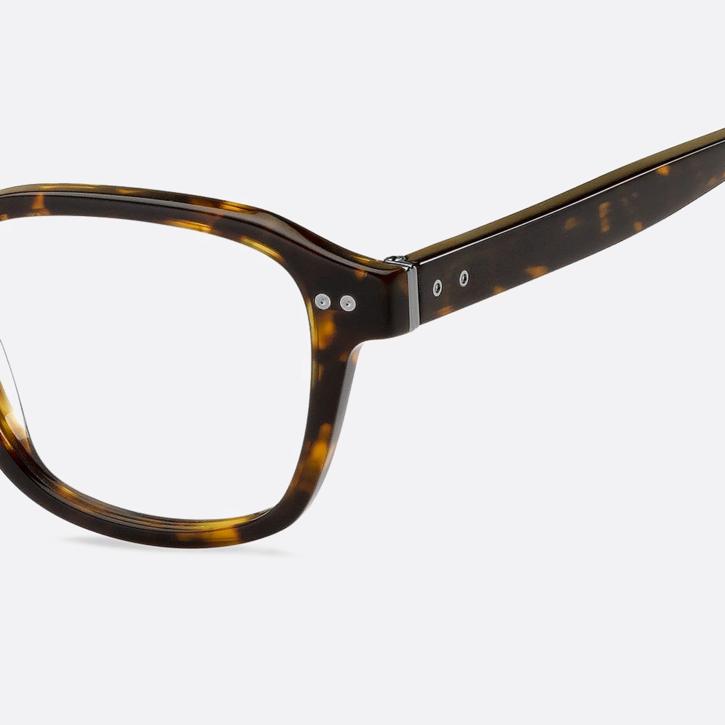Tommy 50mm Hilfiger Havana Squared Men Eyeglasses - Lifestyle Shot