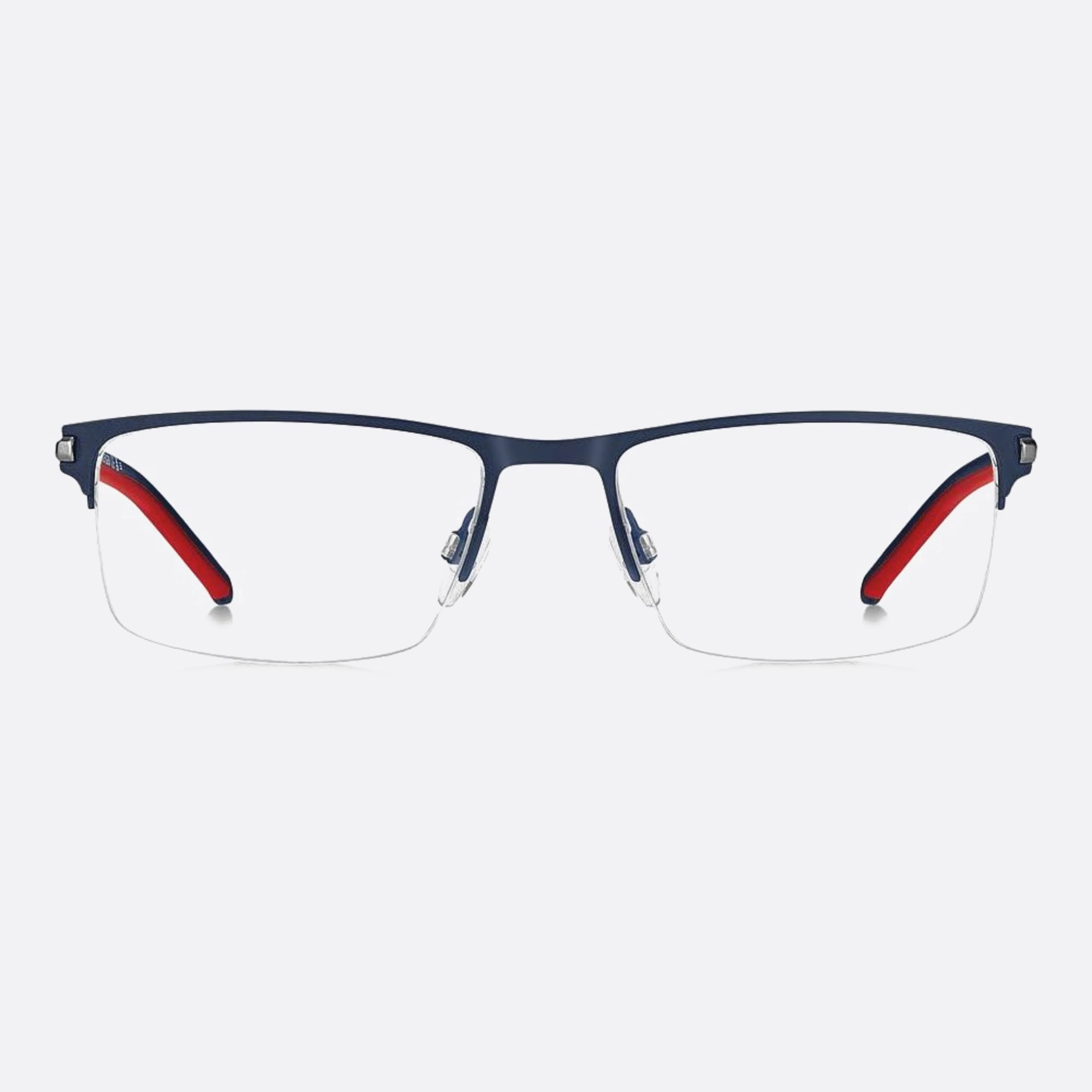 Tommy 55mm Hilfiger Fll Blue Squared Men Eyeglasses - Main View