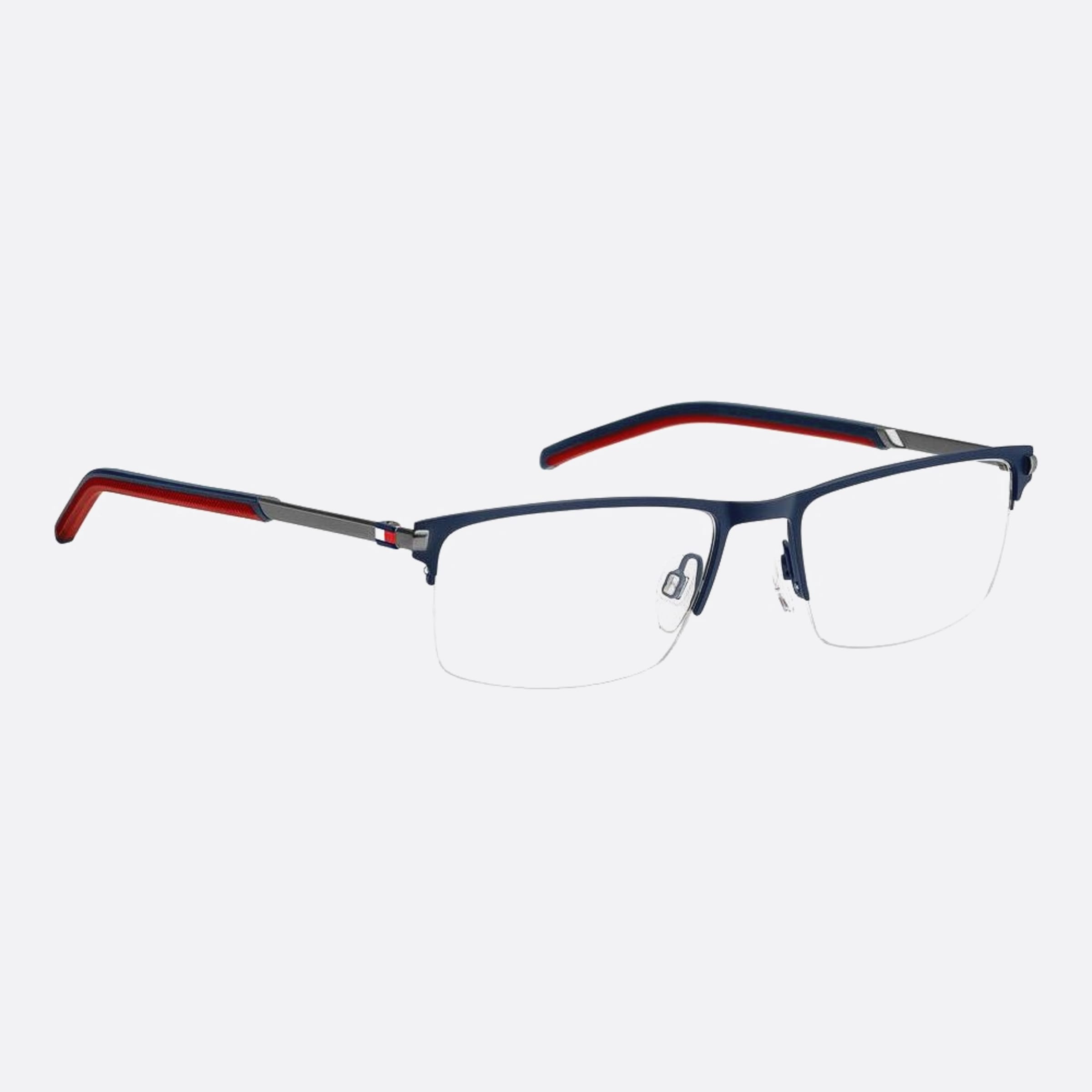 Tommy 55mm Hilfiger Fll Blue Squared Men Eyeglasses - Lifestyle Shot