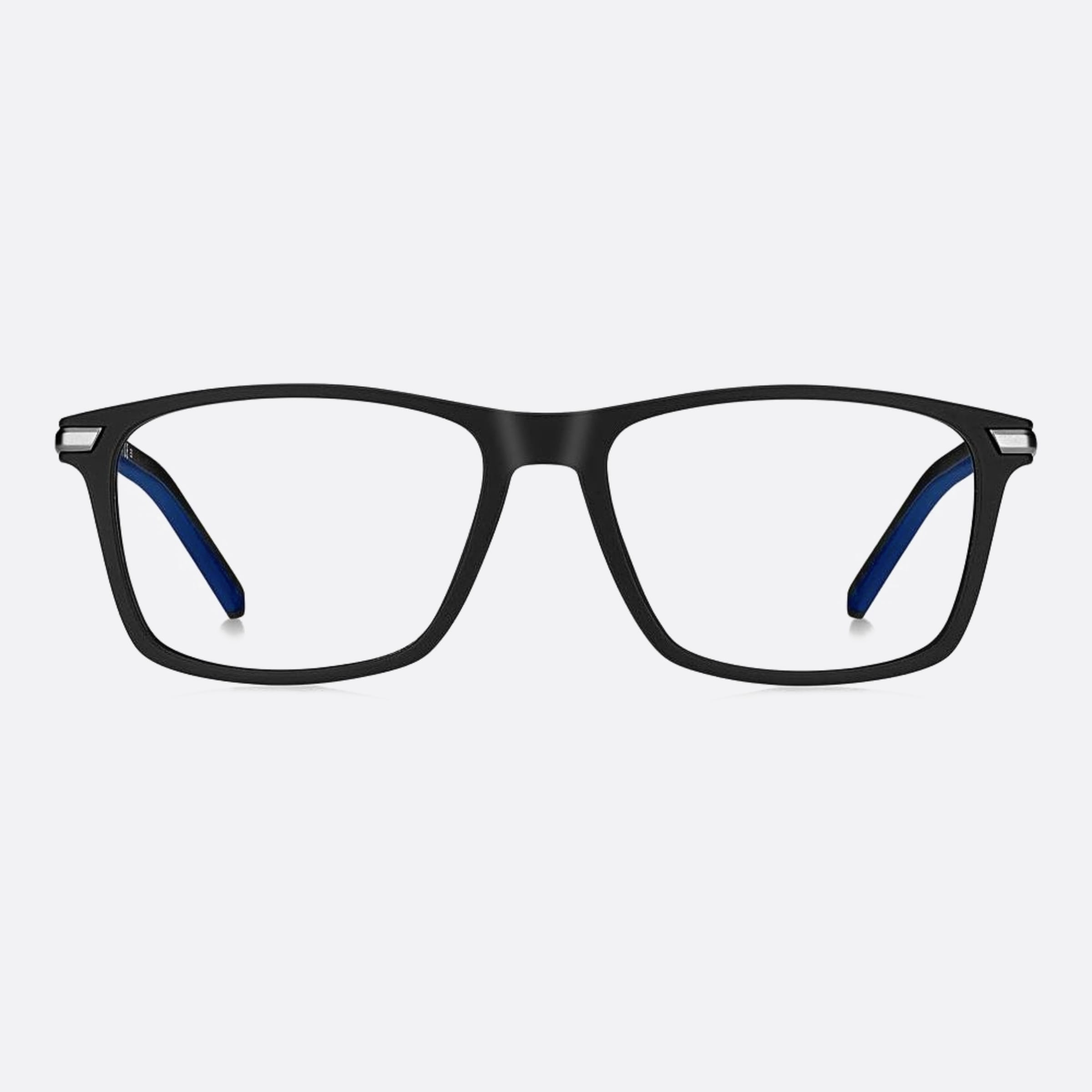 Tommy 55mm Hilfiger Black Squared Men Eyeglasses - Main View