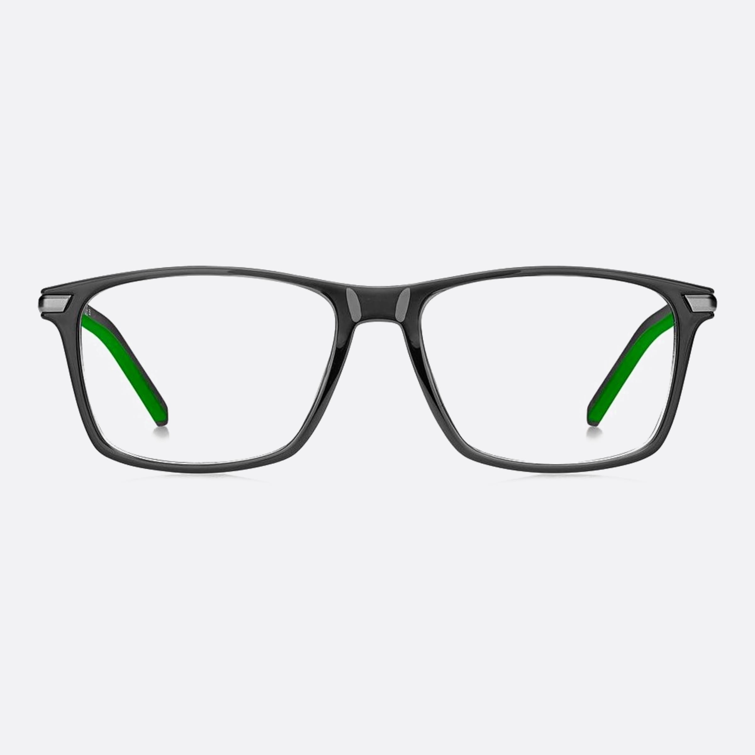 Tommy 55mm Hilfiger Kb7 Grey Squared Men Eyeglasses - Main View