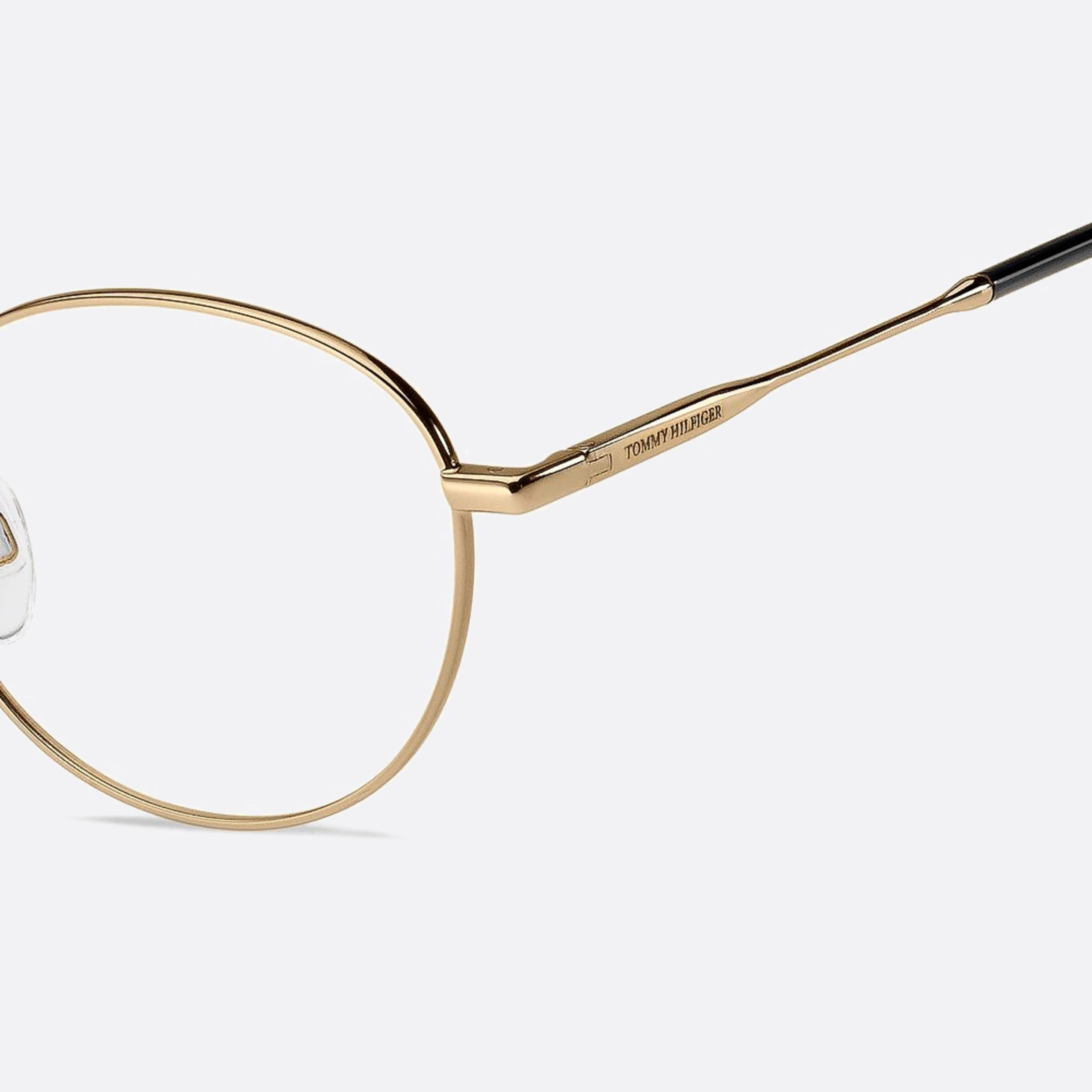 Tommy 50mm Hilfiger Ddb Gold Round Women Eyeglasses - Lifestyle Shot