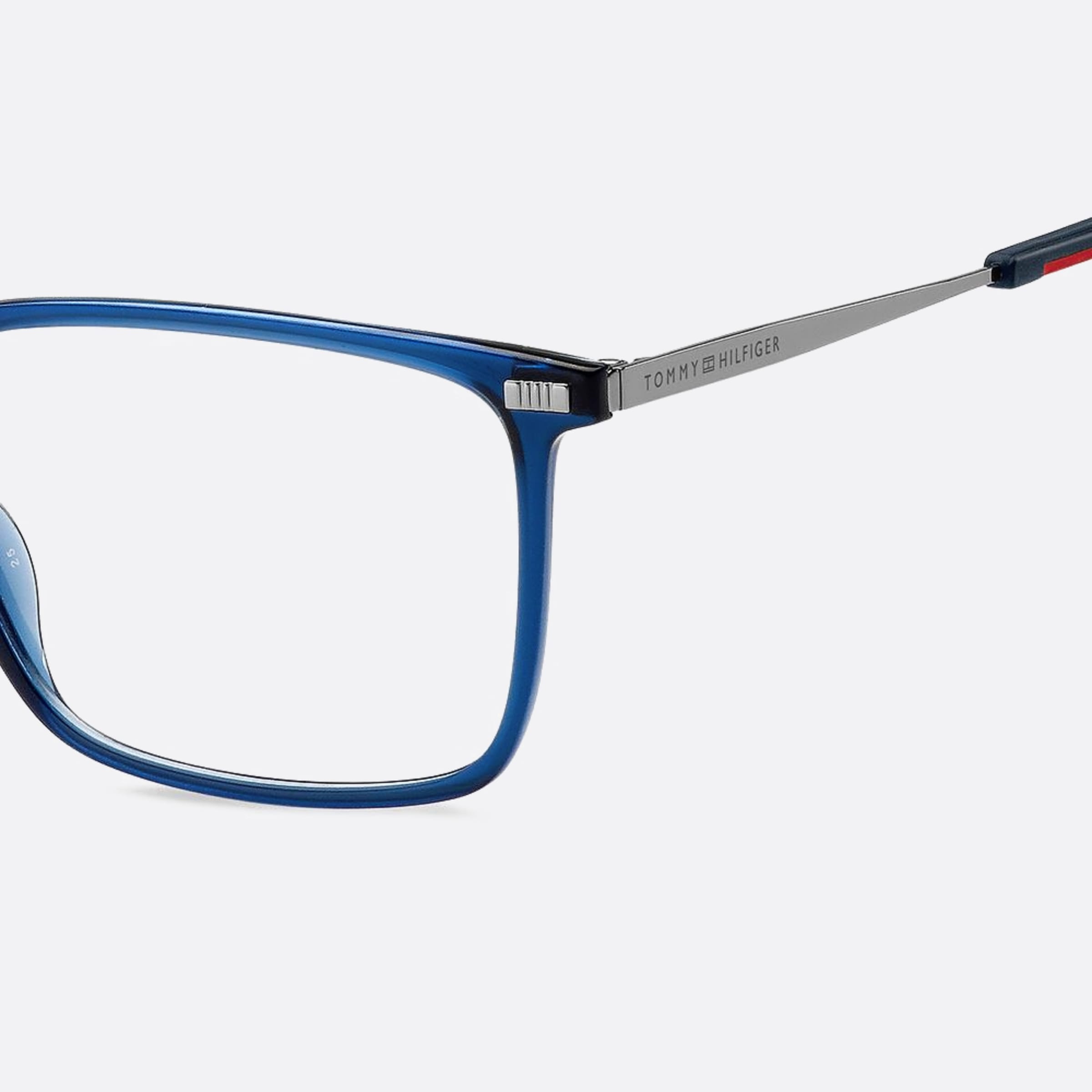 Tommy 54mm Hilfiger Pjp Blue Squared Men Eyeglasses - Lifestyle Shot