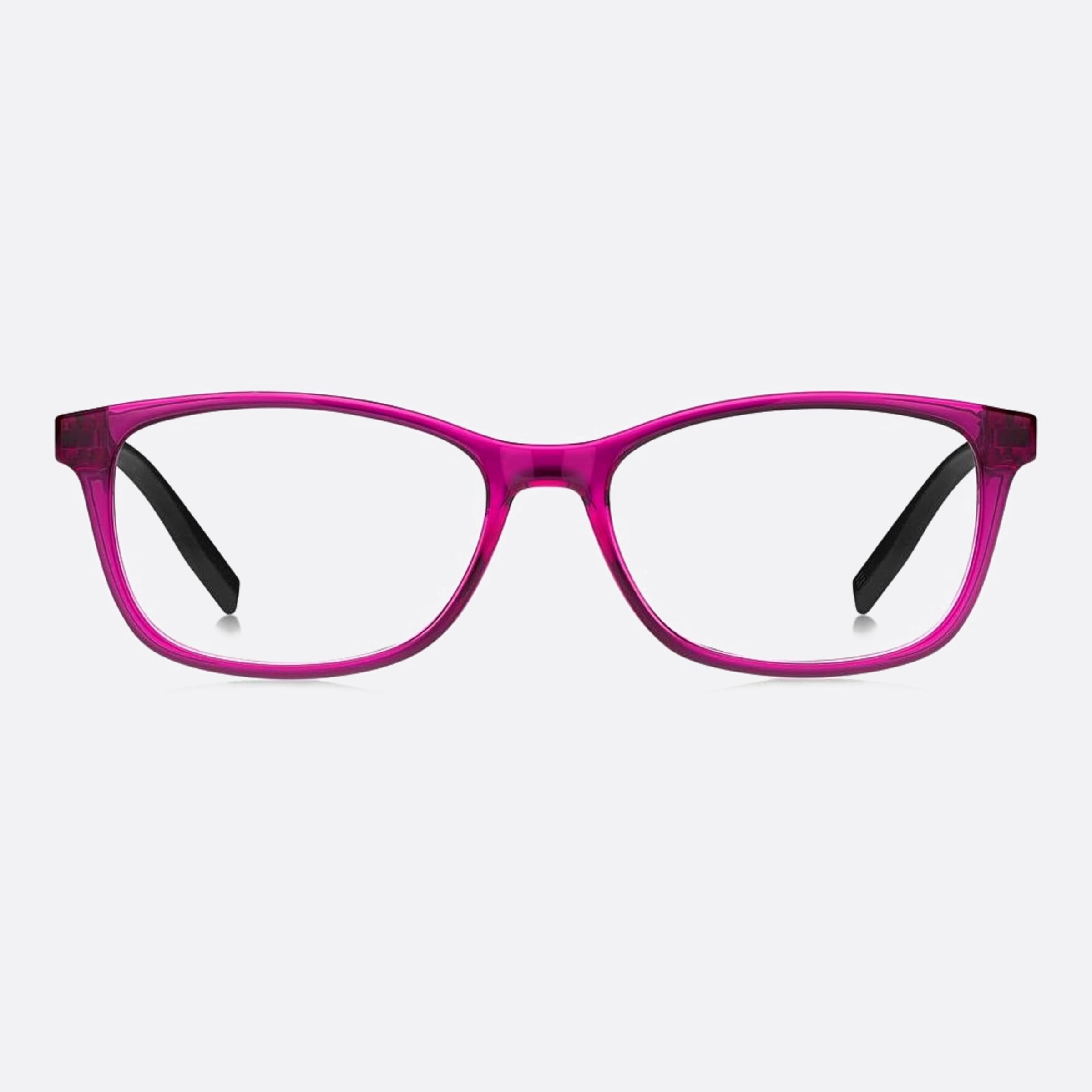 Tommy 51mm Hilfiger Mu1 Violet Cat Eye Unisex Eyeglasses - Main View