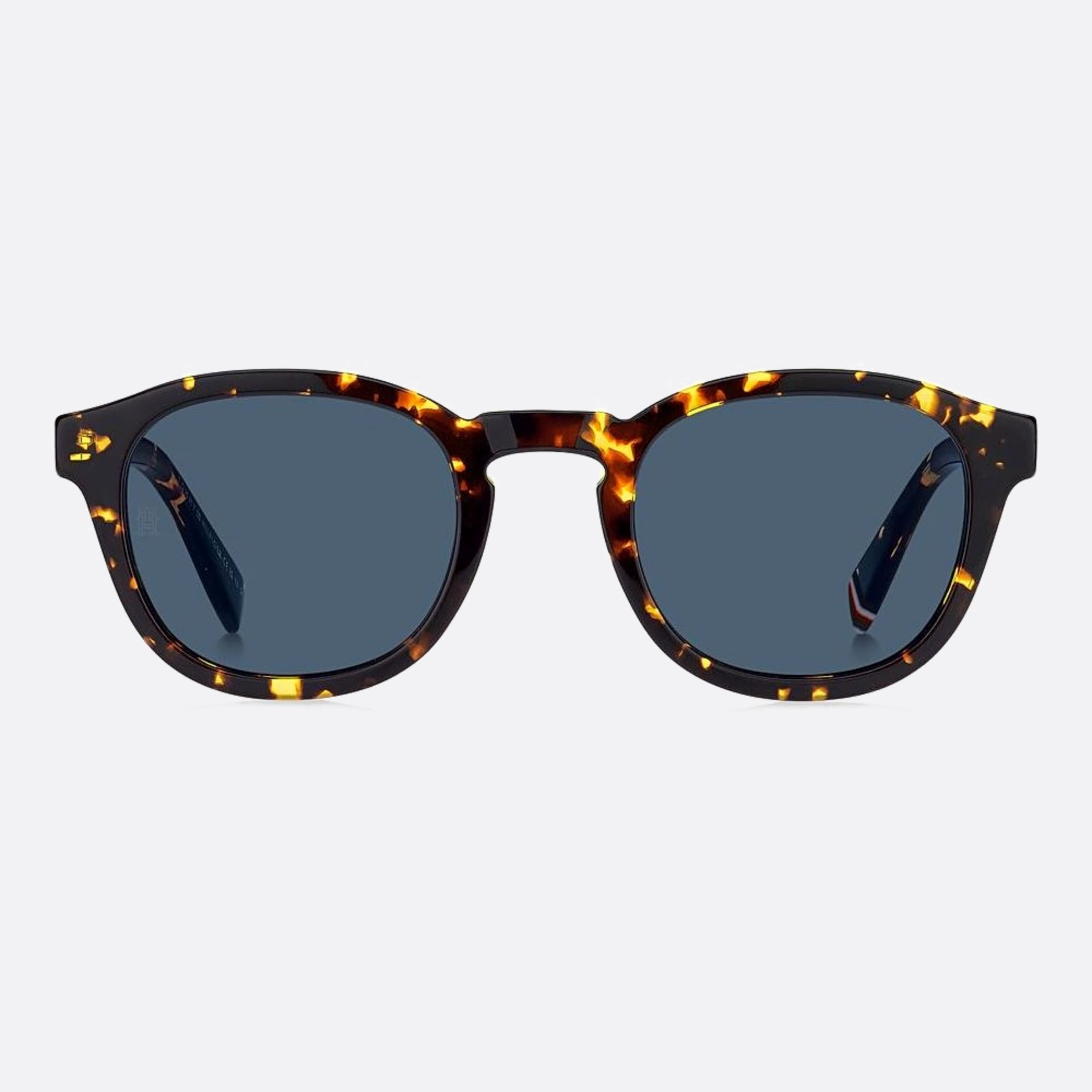 Tommy 49mm Hilfiger Havana Squared Men Sunglasses - Main View