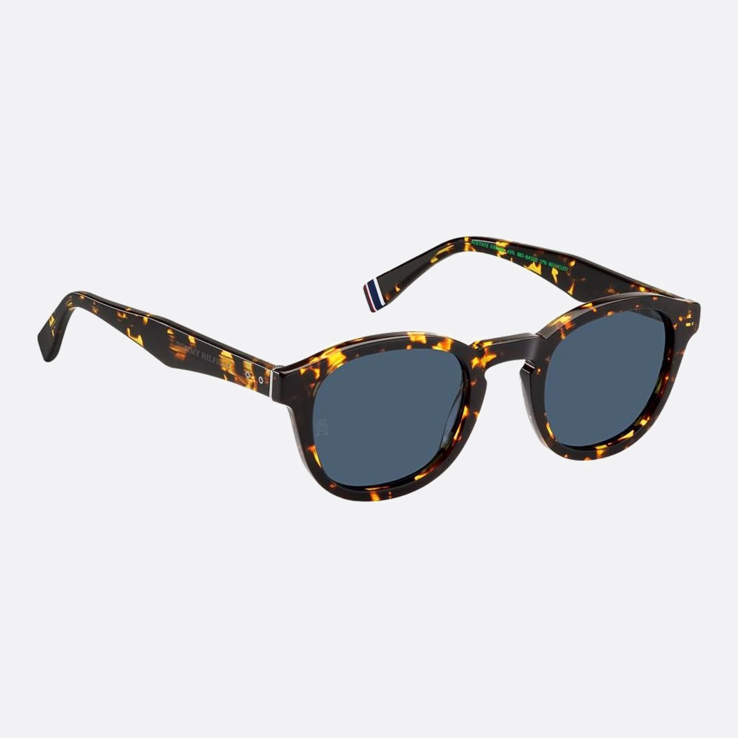 Tommy 49mm Hilfiger Havana Squared Men Sunglasses - Additional Angle
