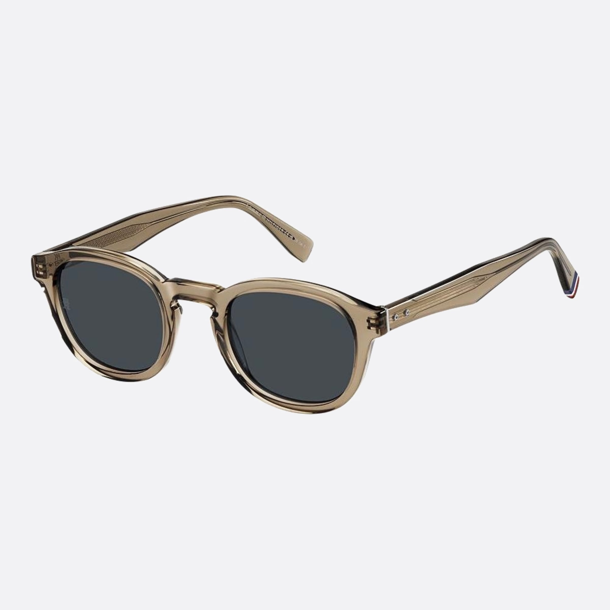 Tommy 49mm Hilfiger 10a Brown Squared Men Sunglasses - Side View