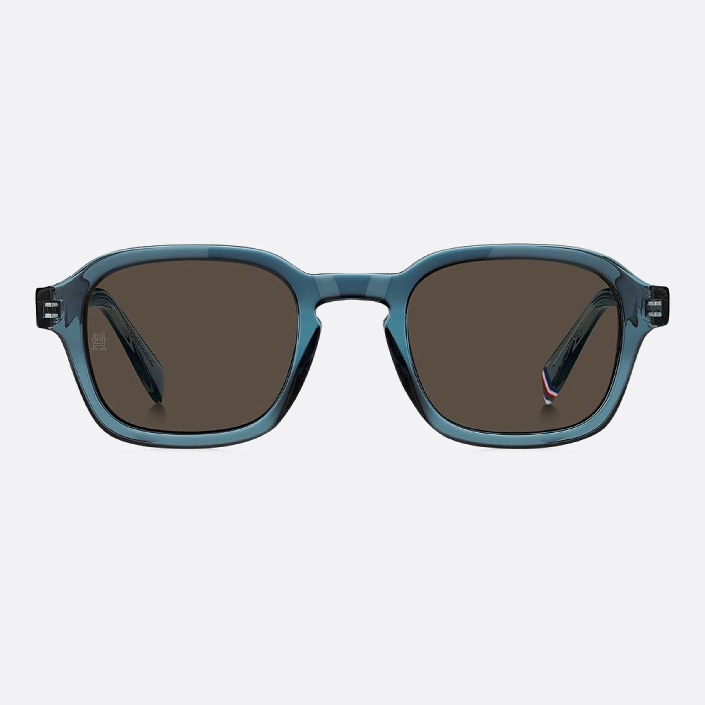 Tommy 49mm Hilfiger Pjp Blue Squared Men Sunglasses - Main View