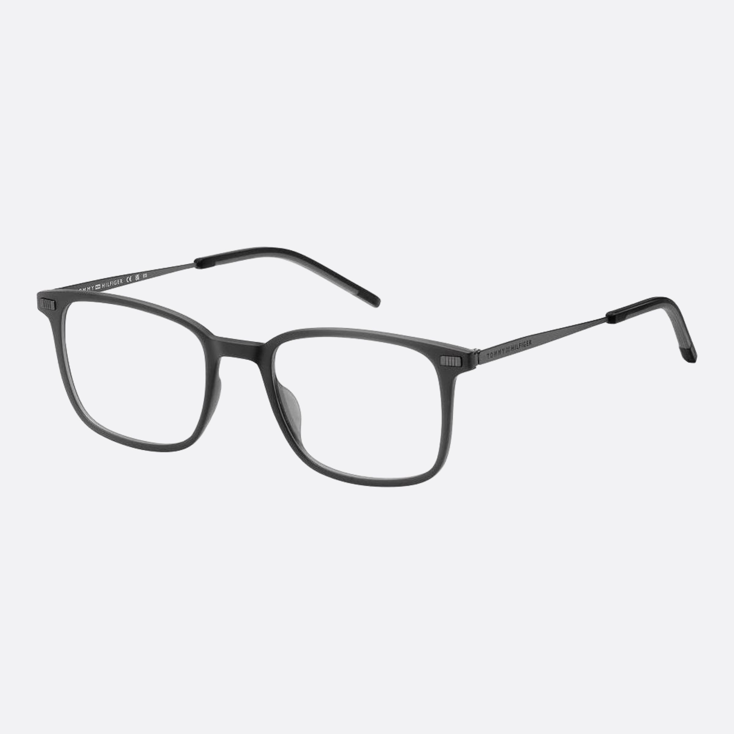 Tommy 50mm Hilfiger Riw Grey Squared Men Eyeglasses - Side View
