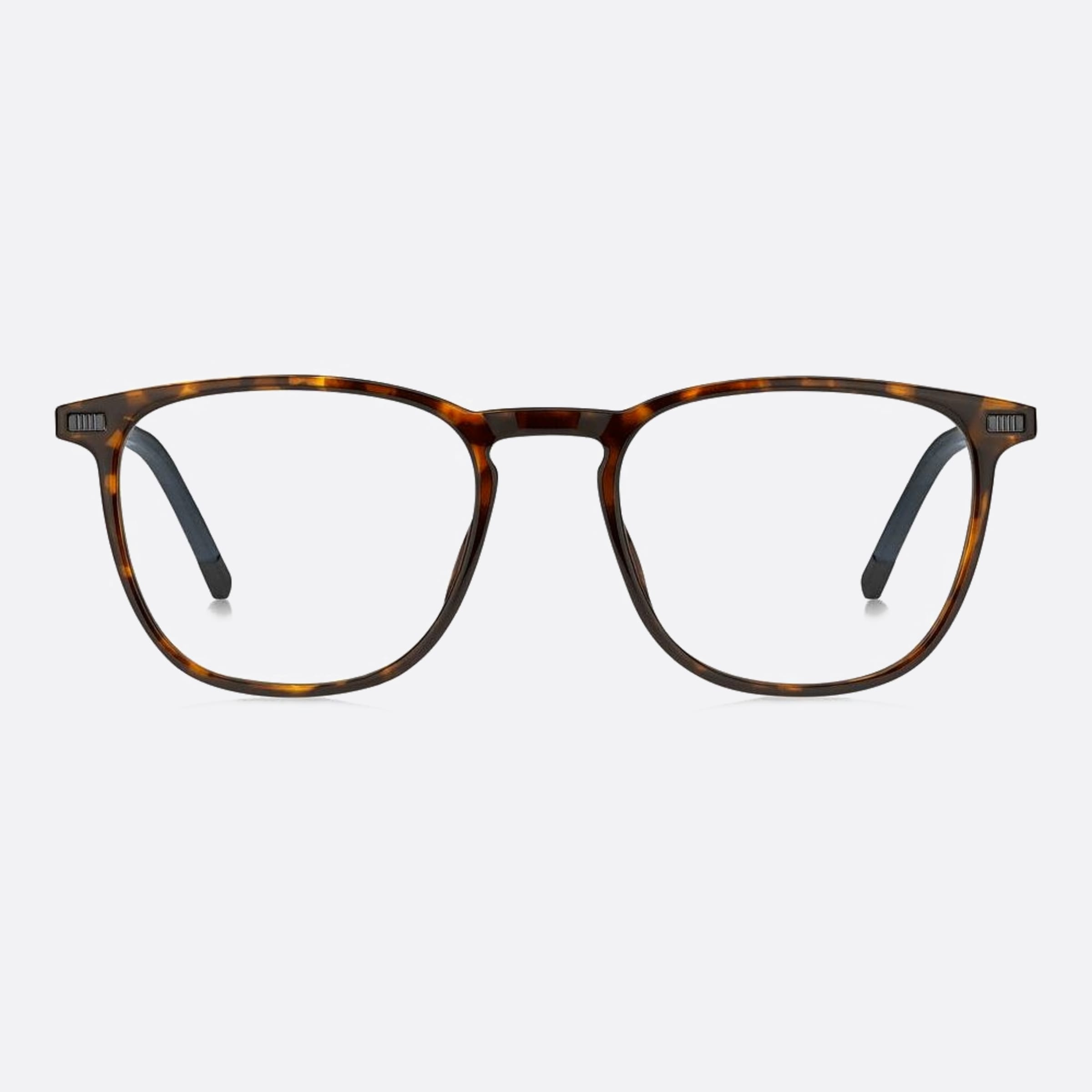 Tommy 52mm Hilfiger Havana Squared Men Eyeglasses - Main View