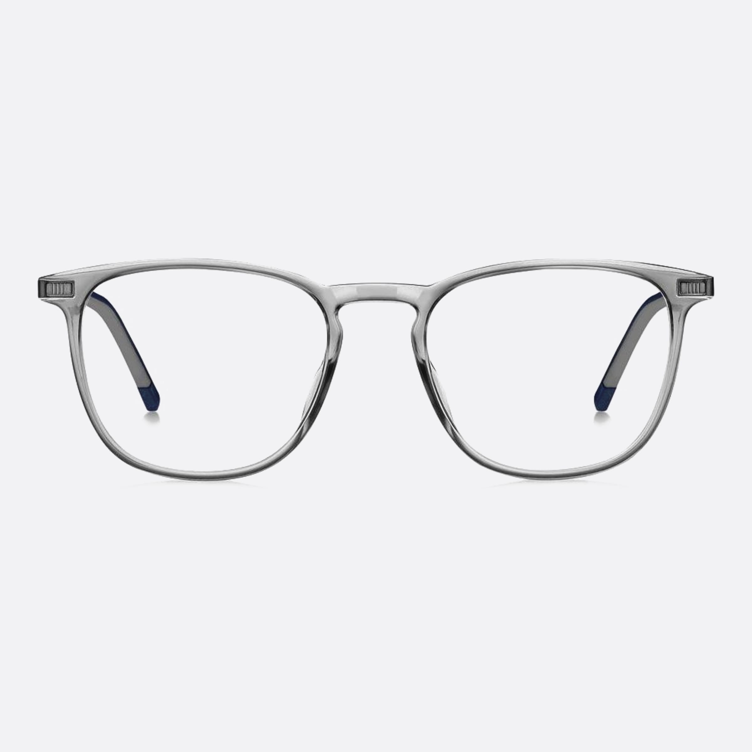 Tommy 52mm Hilfiger 09v Blue Squared Men Eyeglasses - Main View