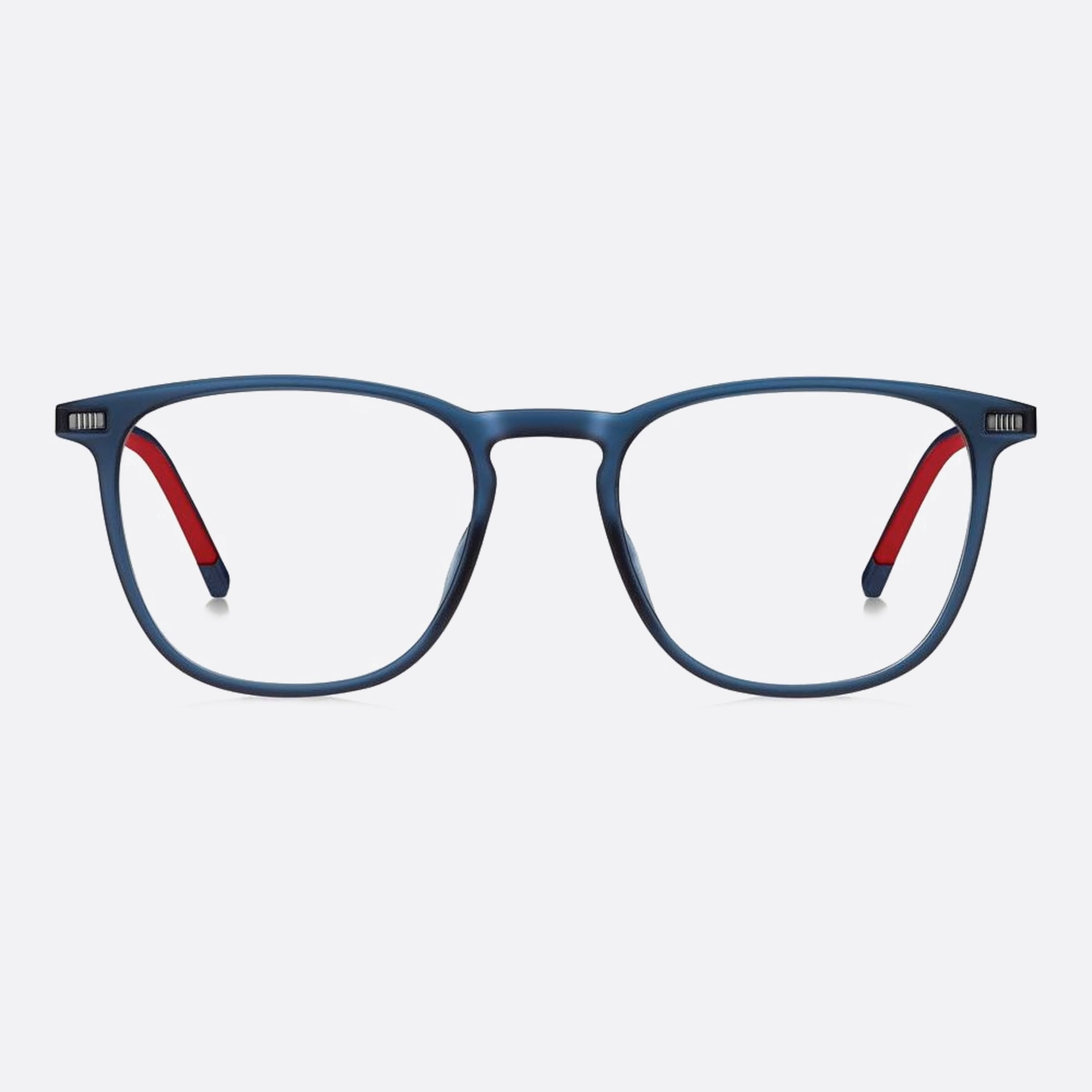 Tommy 52mm Hilfiger Fll Blue Squared Men Eyeglasses - Main View