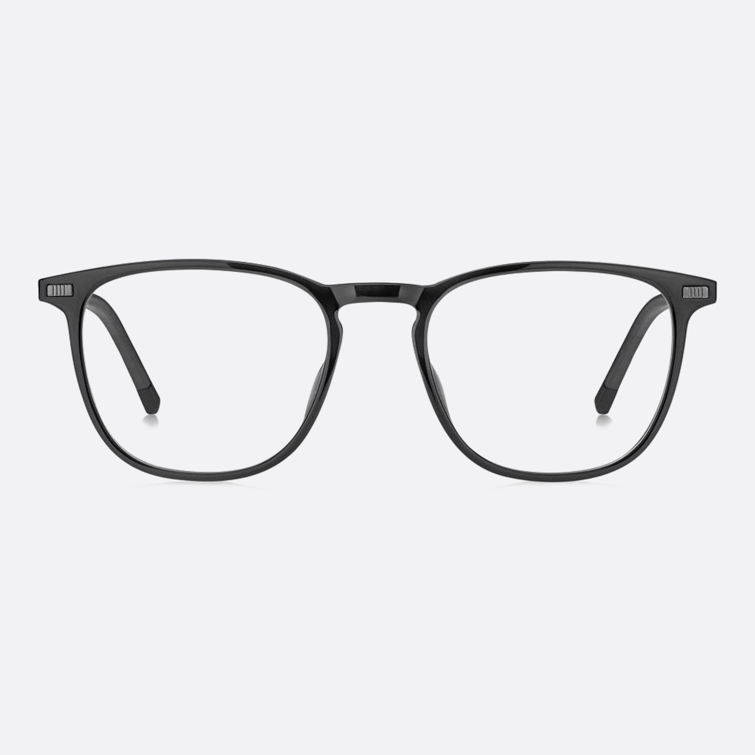 Tommy 52mm Hilfiger Kb7 Grey Squared Men Eyeglasses - Main View