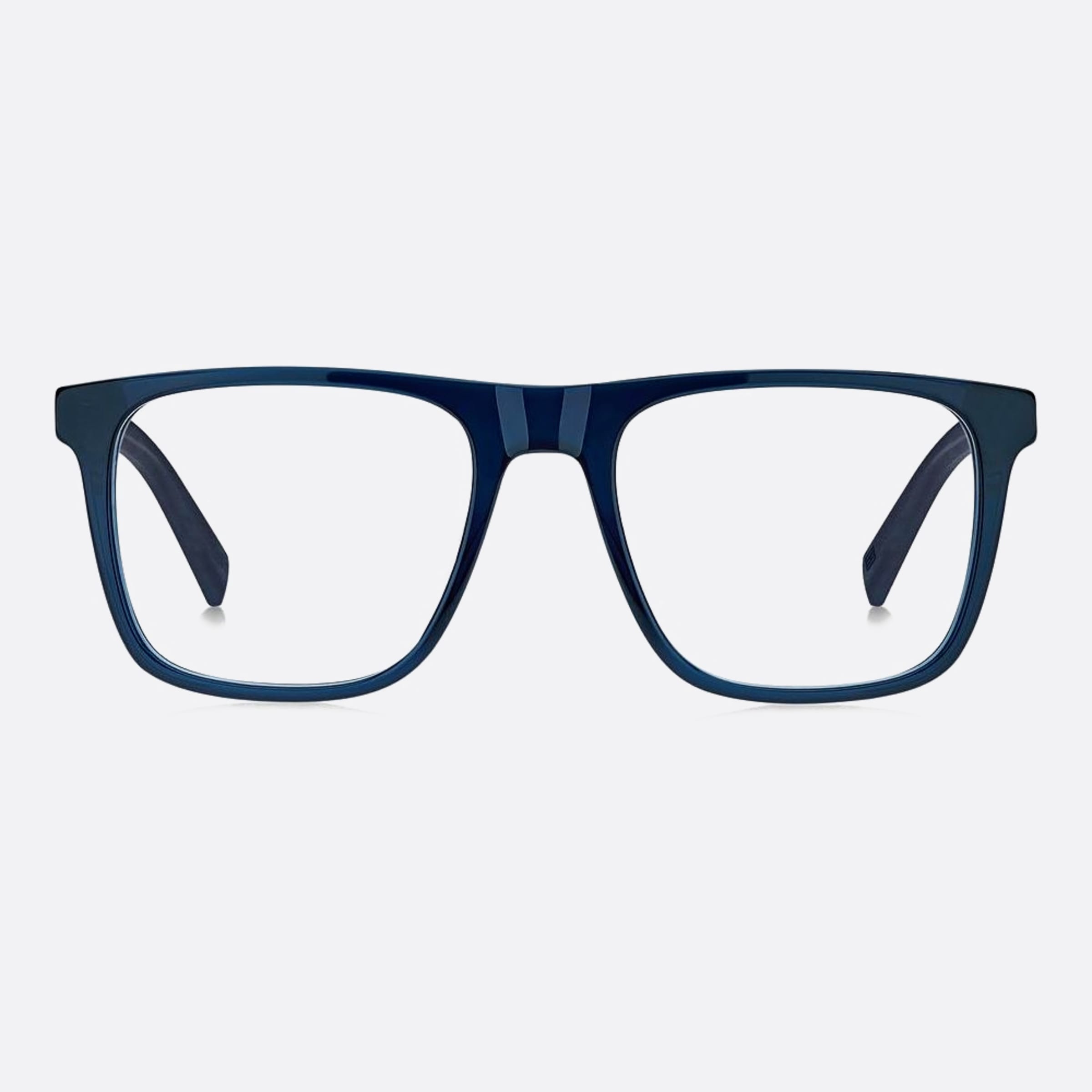 Tommy 53mm Hilfiger 8ru Blue Squared Men Eyeglasses - Main View