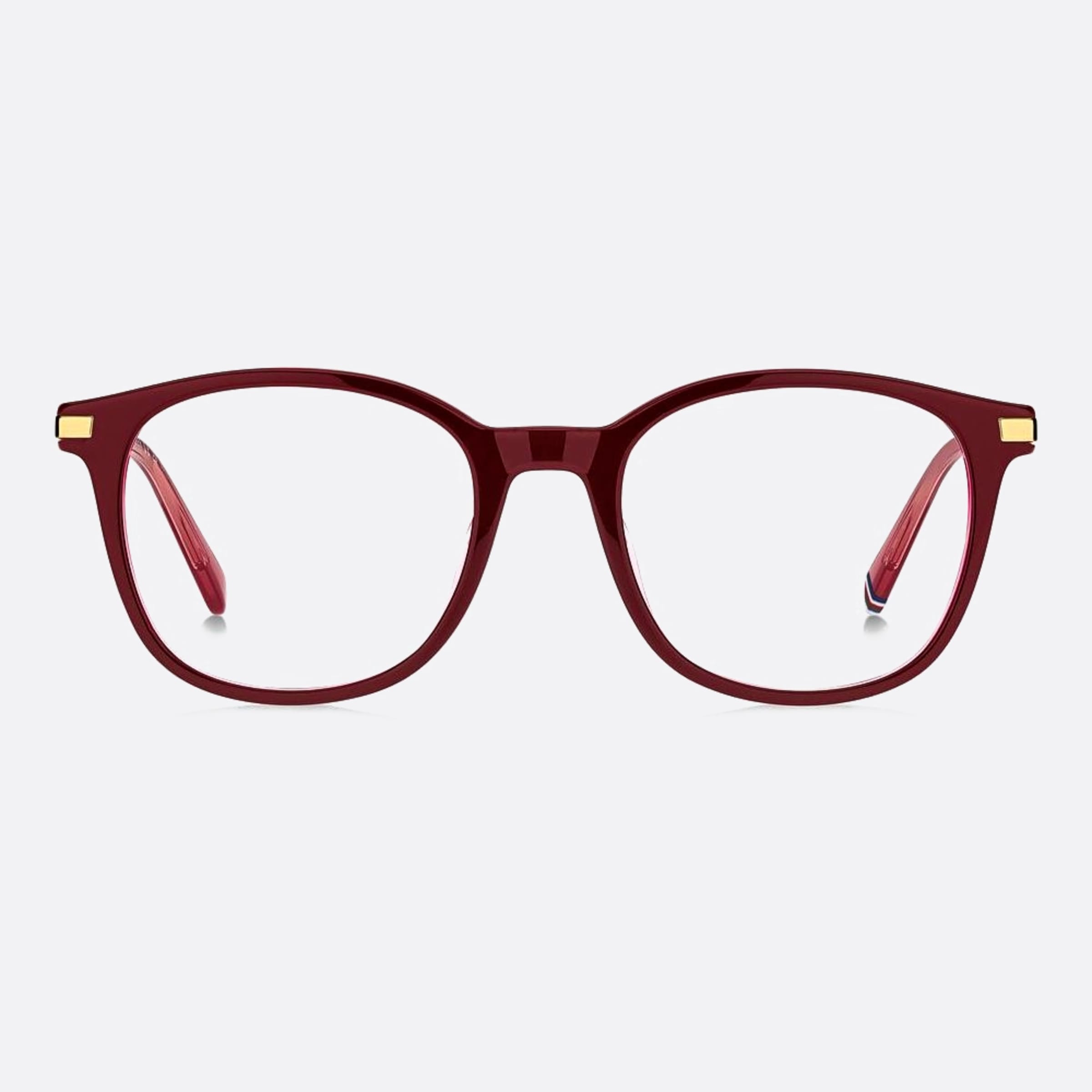 Tommy 50mm Hilfiger 0t5 Red Pilot Women Eyeglasses - Main View