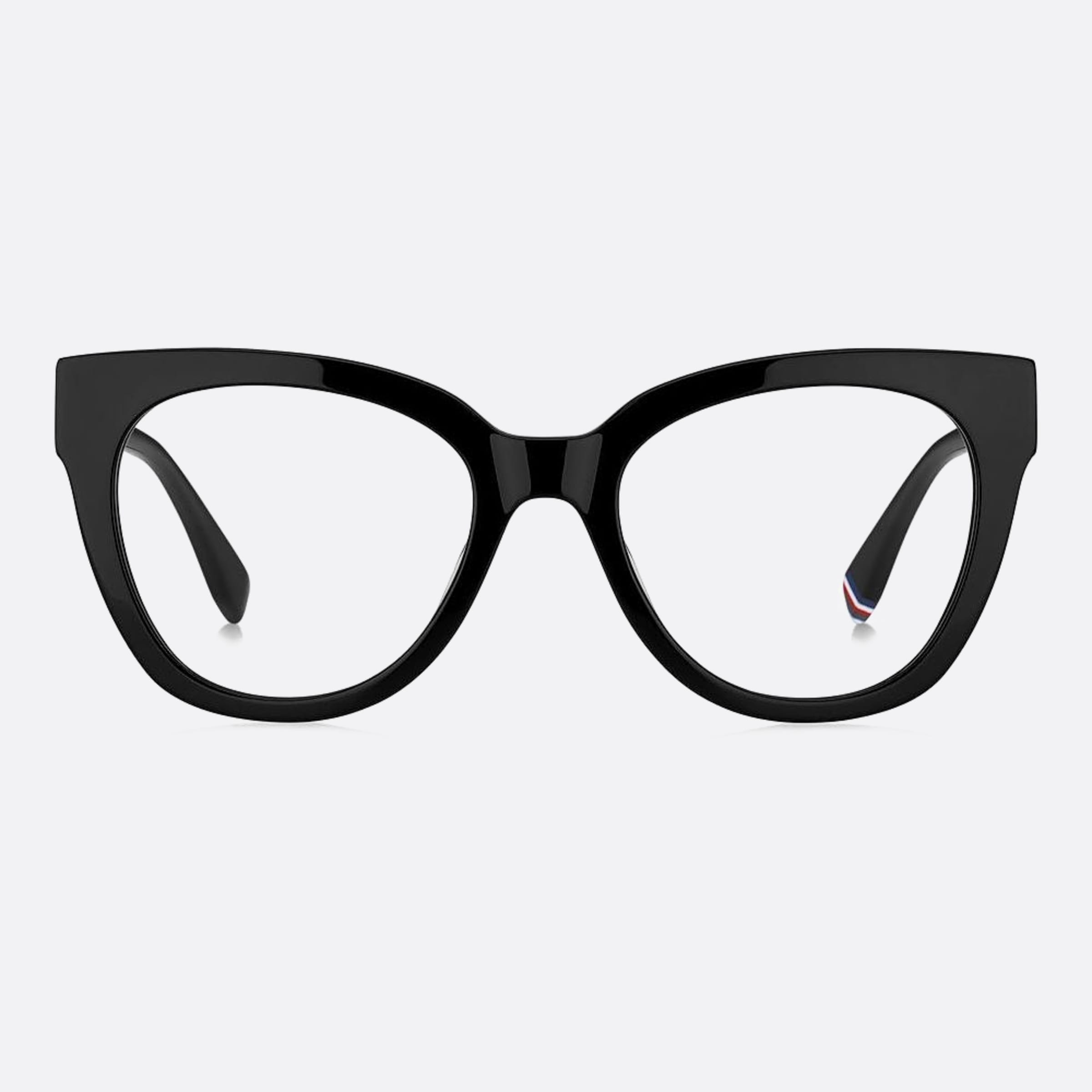 Tommy 52mm Hilfiger Black Cat Eye Women Eyeglasses - Main View