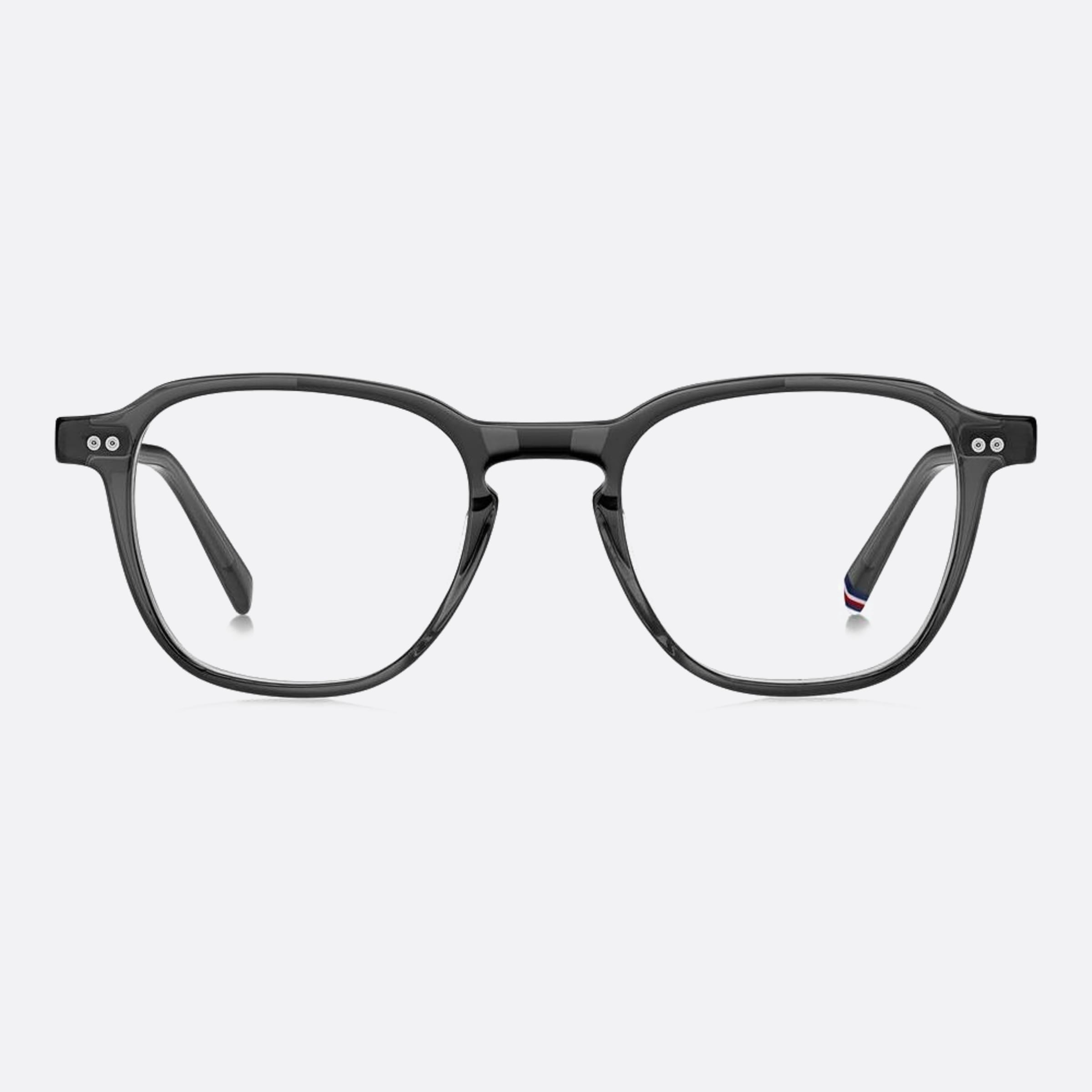 Tommy 49mm Hilfiger Kb7 Grey Pantos Men Eyeglasses - Main View