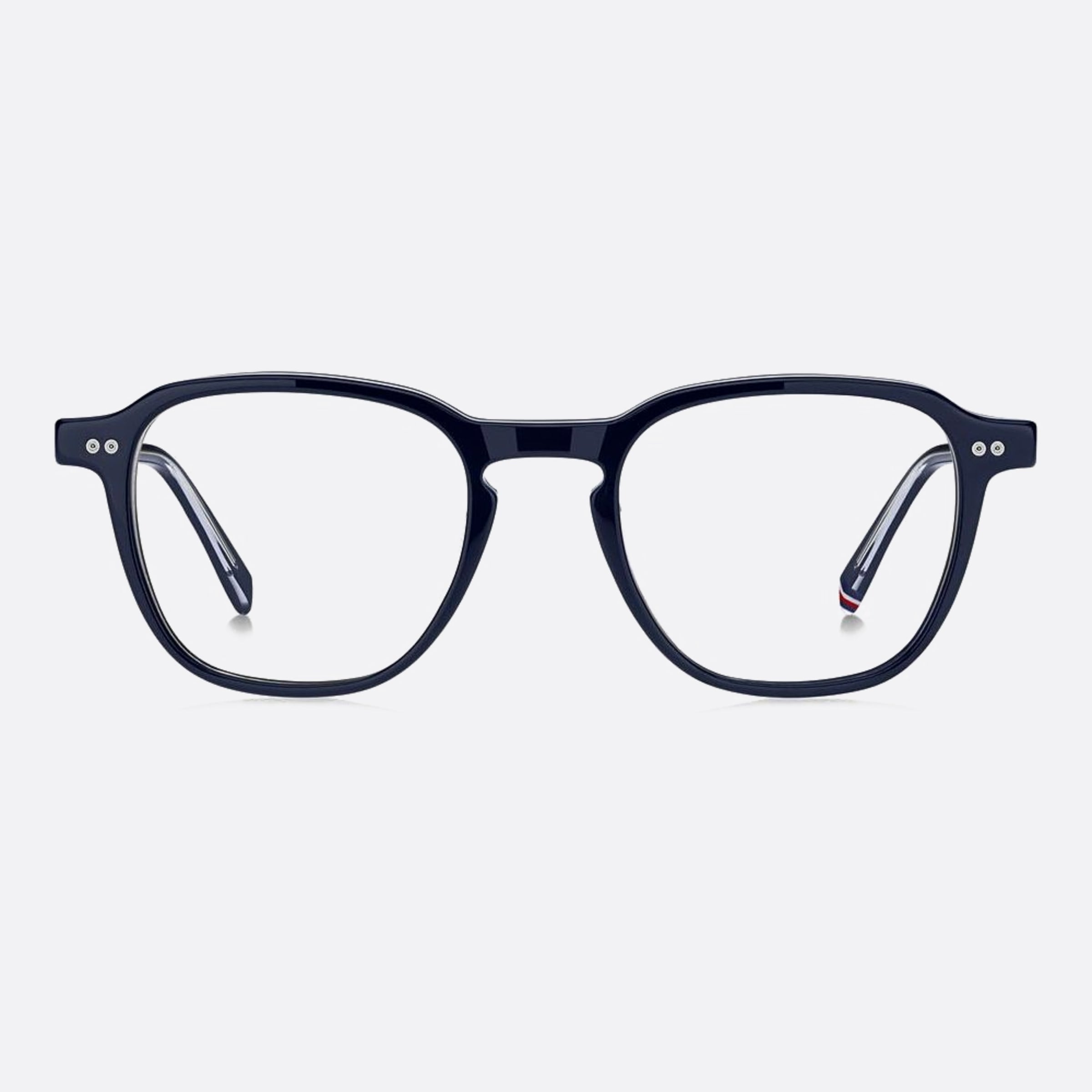 Tommy 49mm Hilfiger Pjp Blue Pantos Men Eyeglasses - Main View