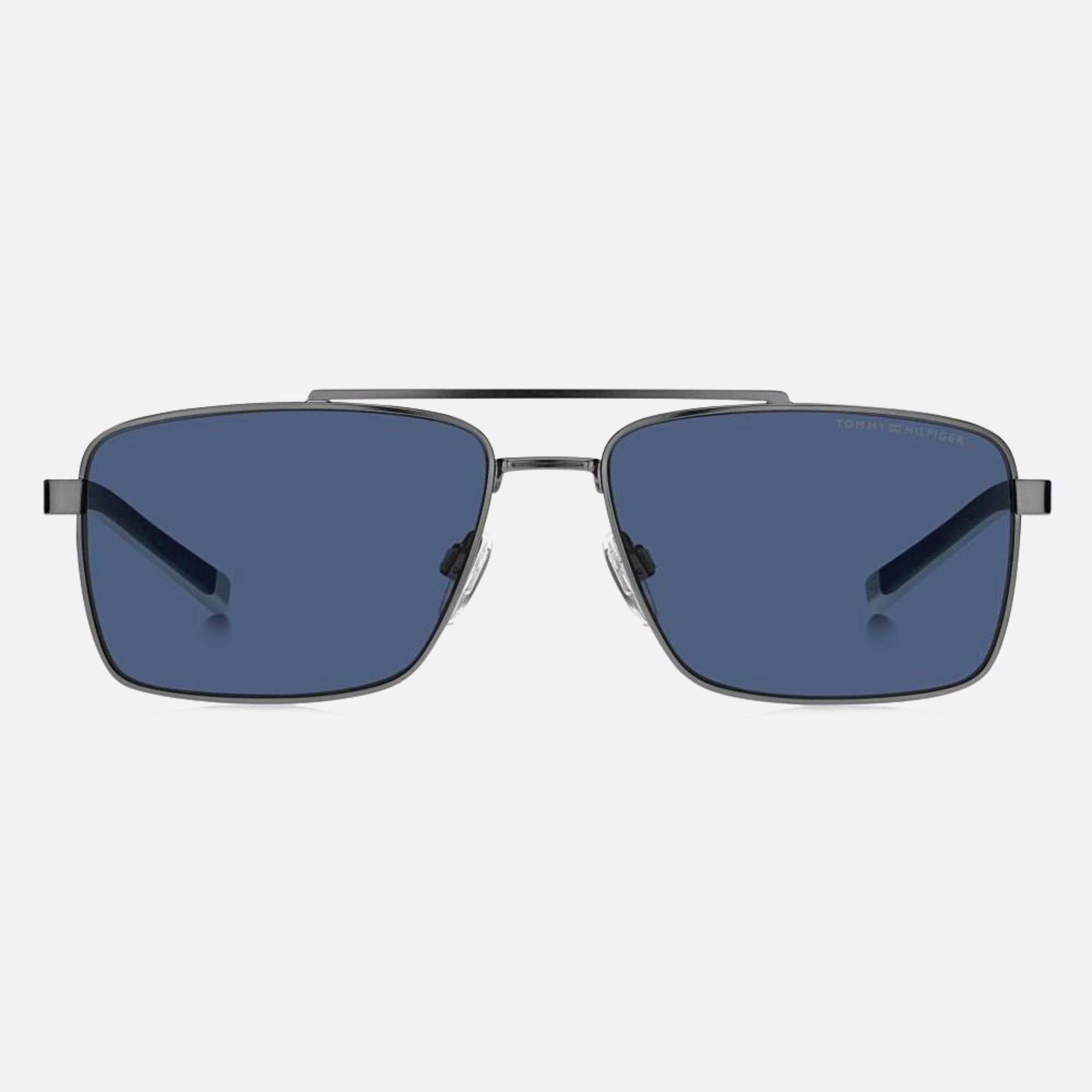 Tommy 58mm Hilfiger R80 Transparent Rectangle Men Sunglasses - Main View
