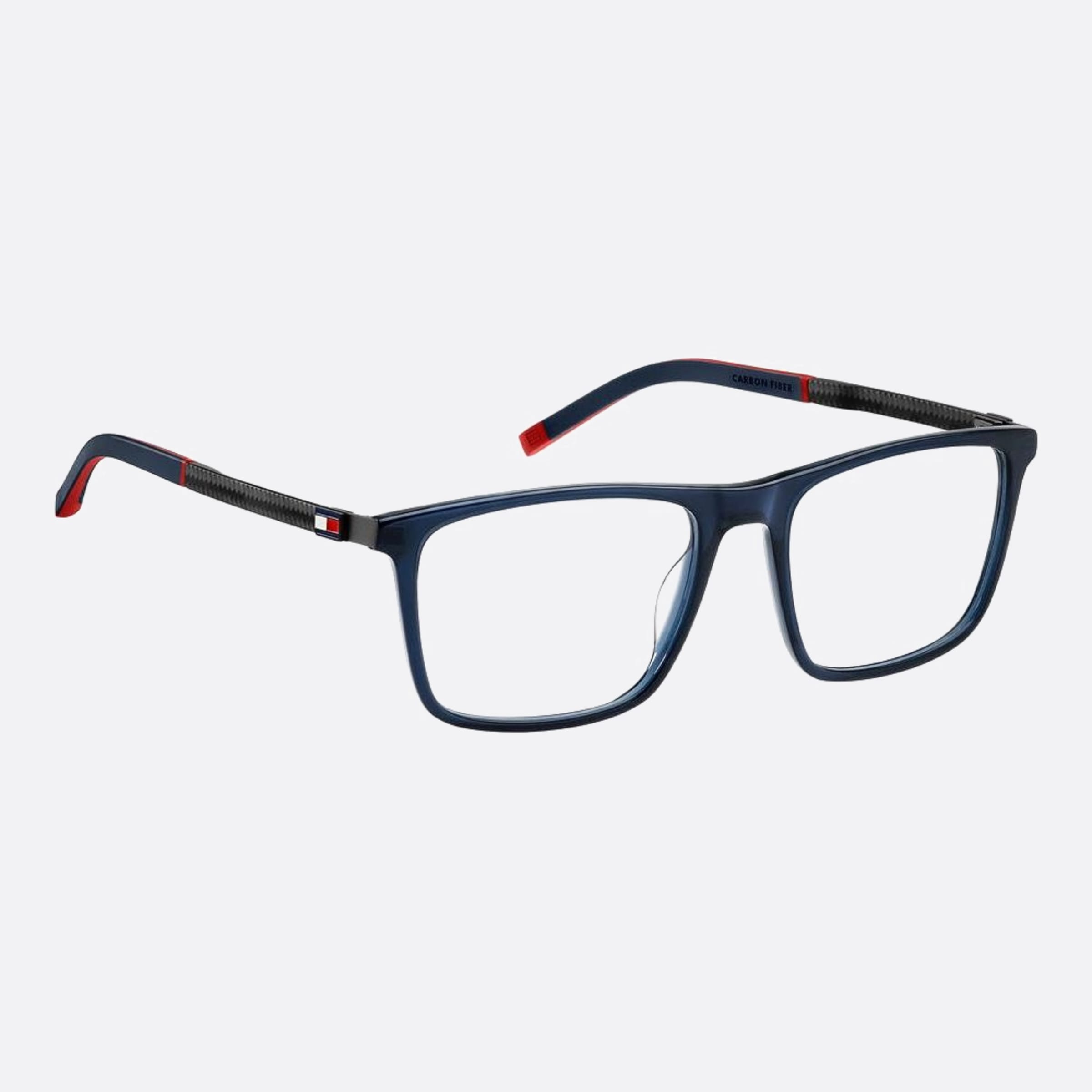 Tommy 53mm Hilfiger Pjp White Rectangle Men Eyeglasses - Lifestyle Shot