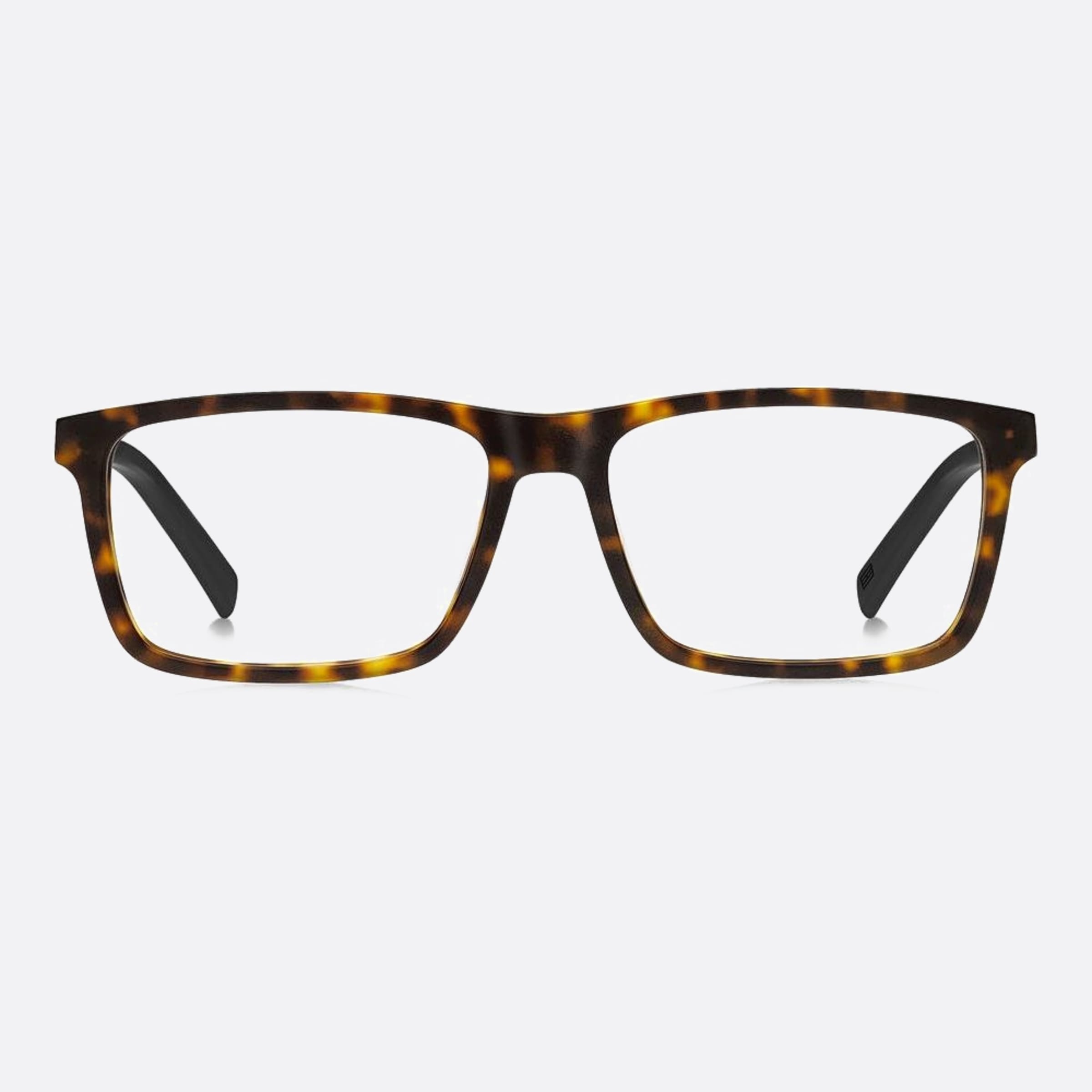 Tommy 55mm Hilfiger N9p Havana Rectangle Men Eyeglasses - Main View