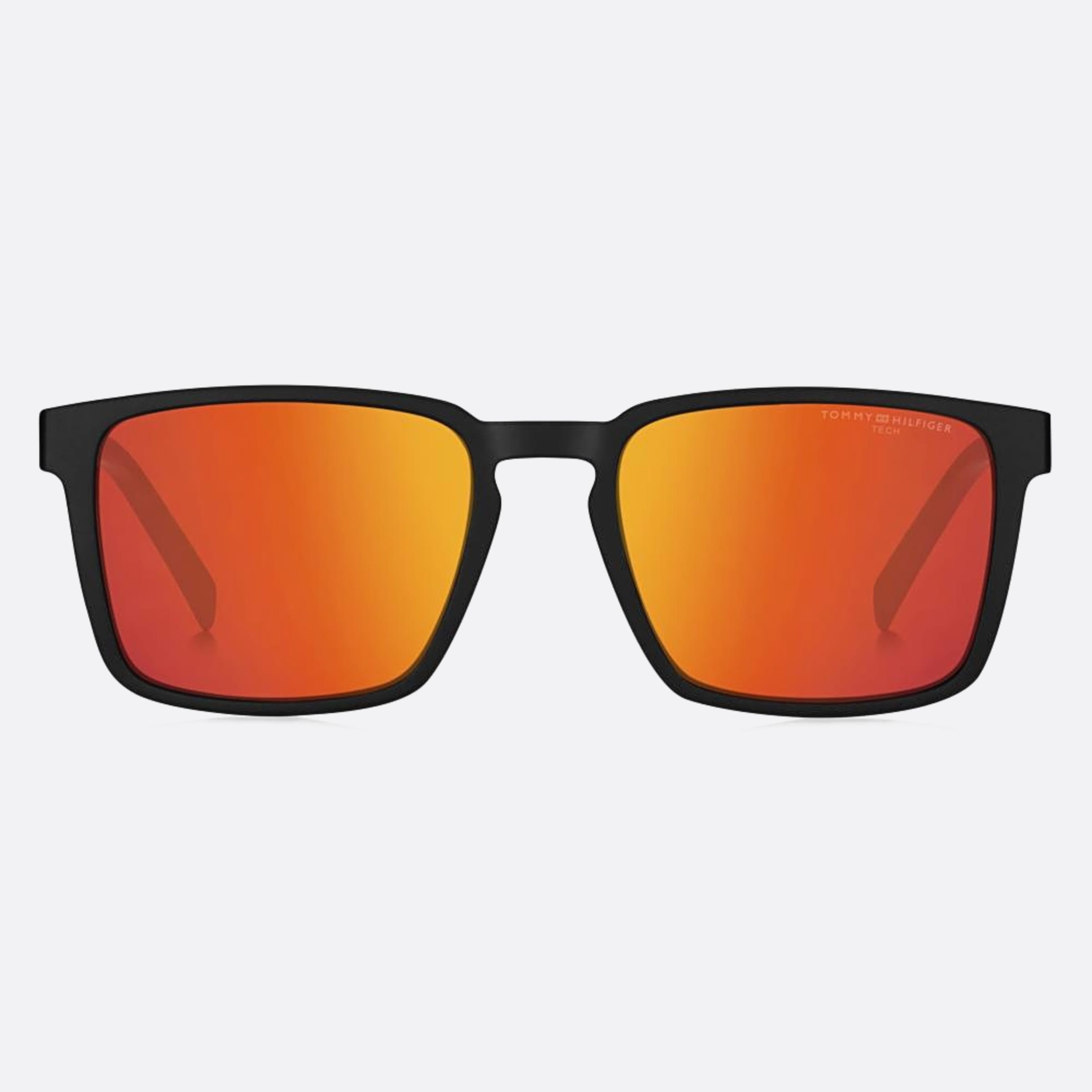 Tommy 55mm Hilfiger Black Squared Men Sunglasses - Main View