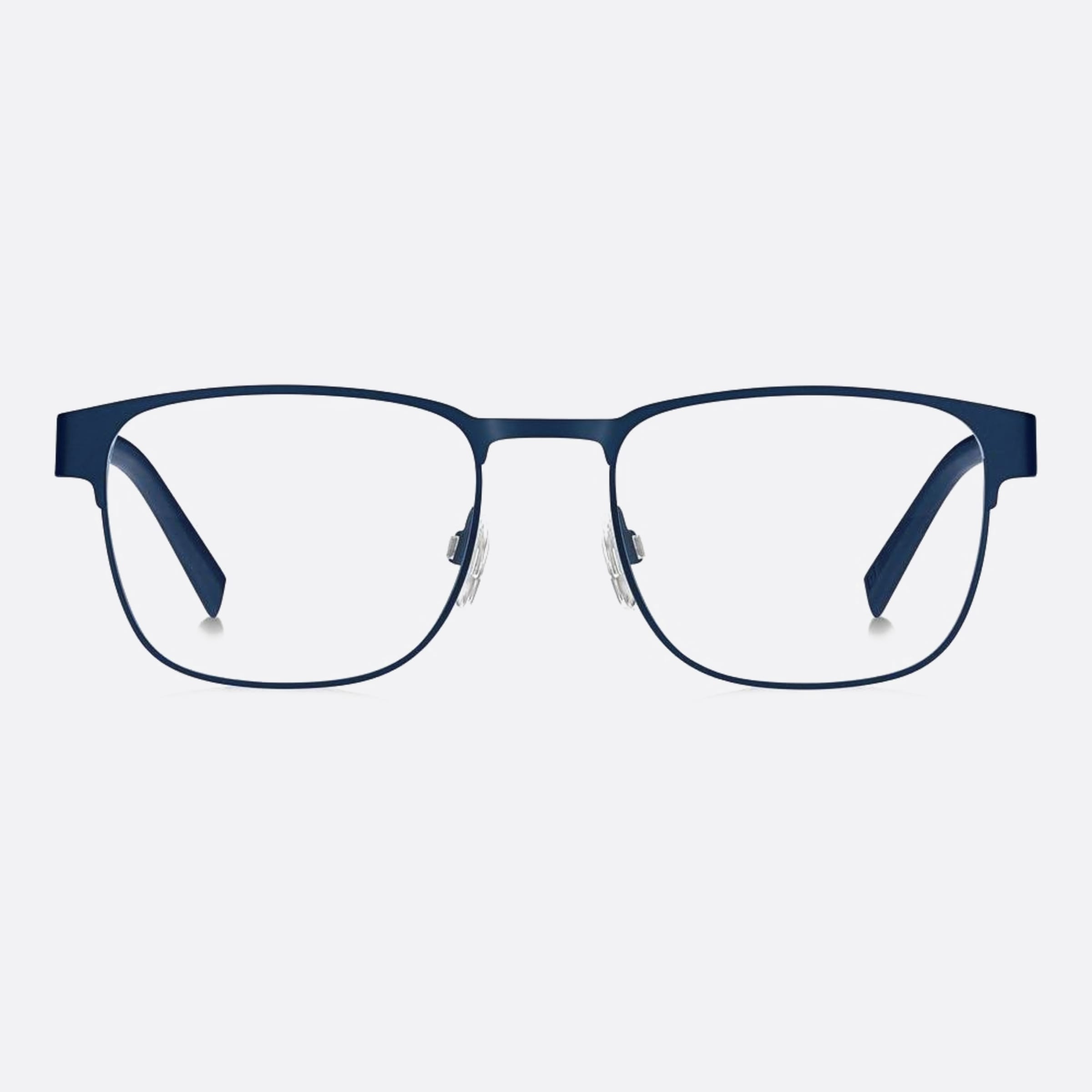 Tommy 54mm Hilfiger Fll Blue Rectangle Men Eyeglasses - Main View