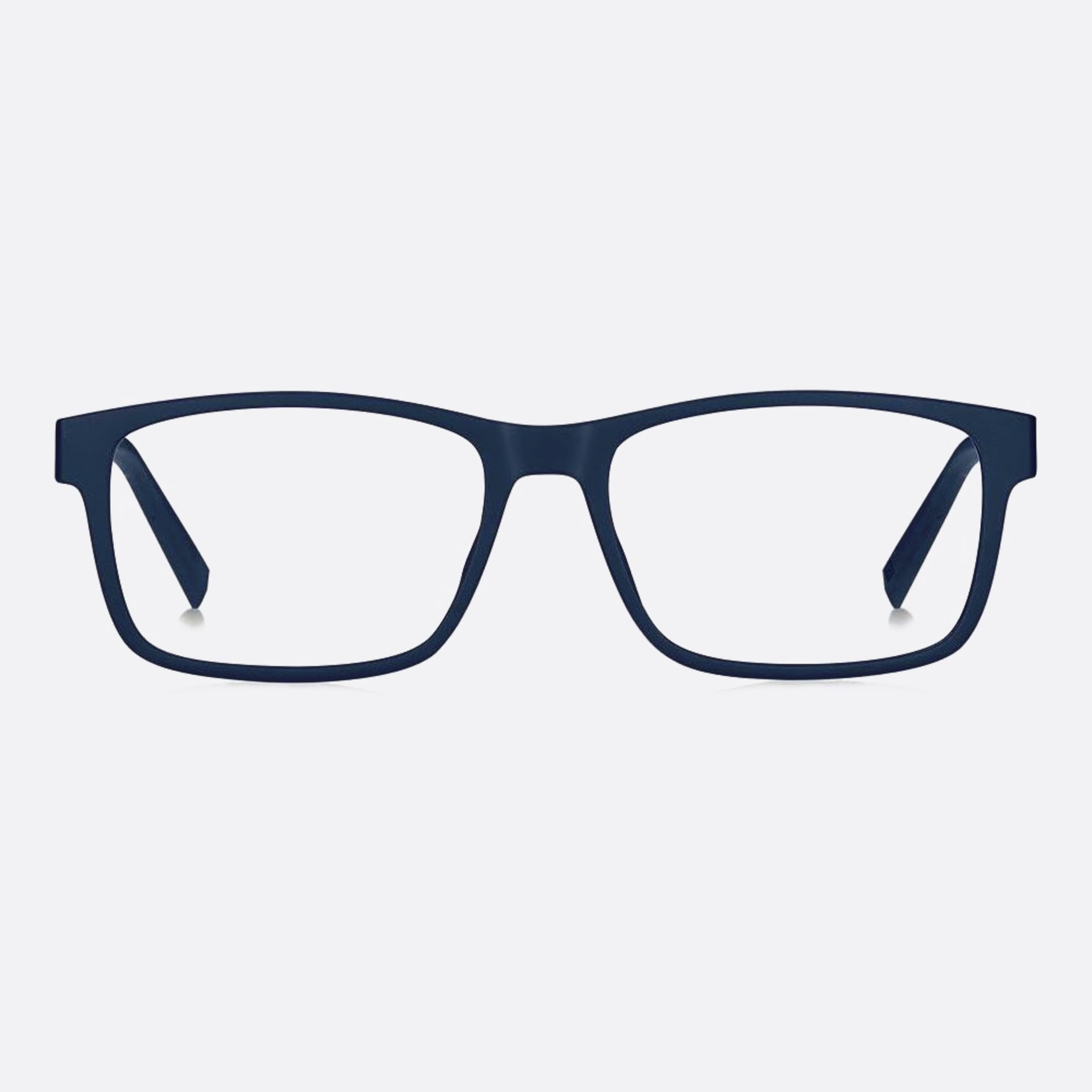 Tommy 52mm Hilfiger Fll Blue Rectangle Men Eyeglasses - Main View